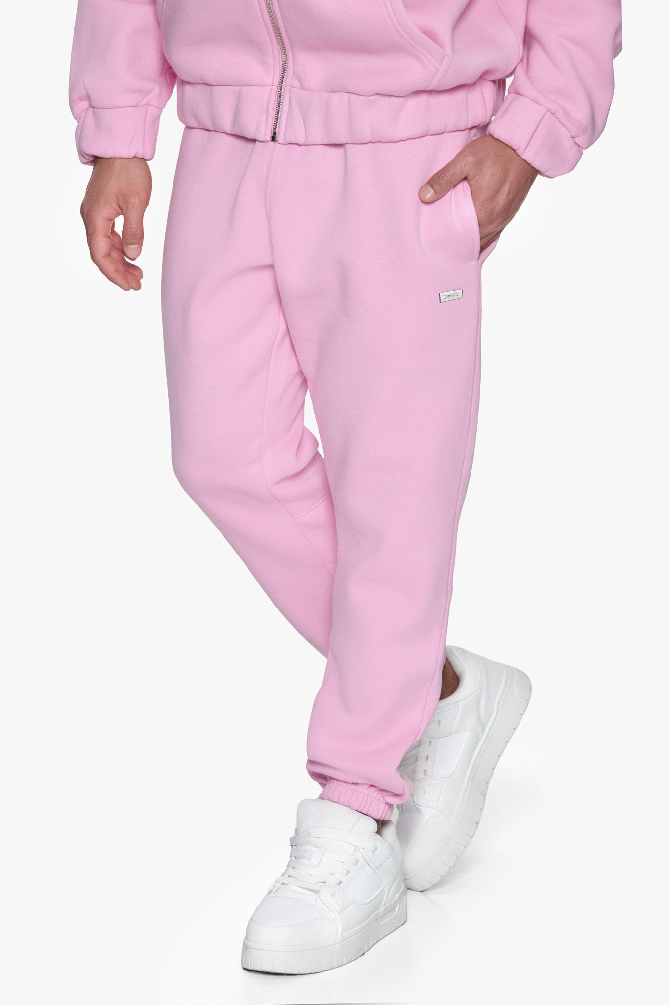 METAL PATCH JOGGER PINK