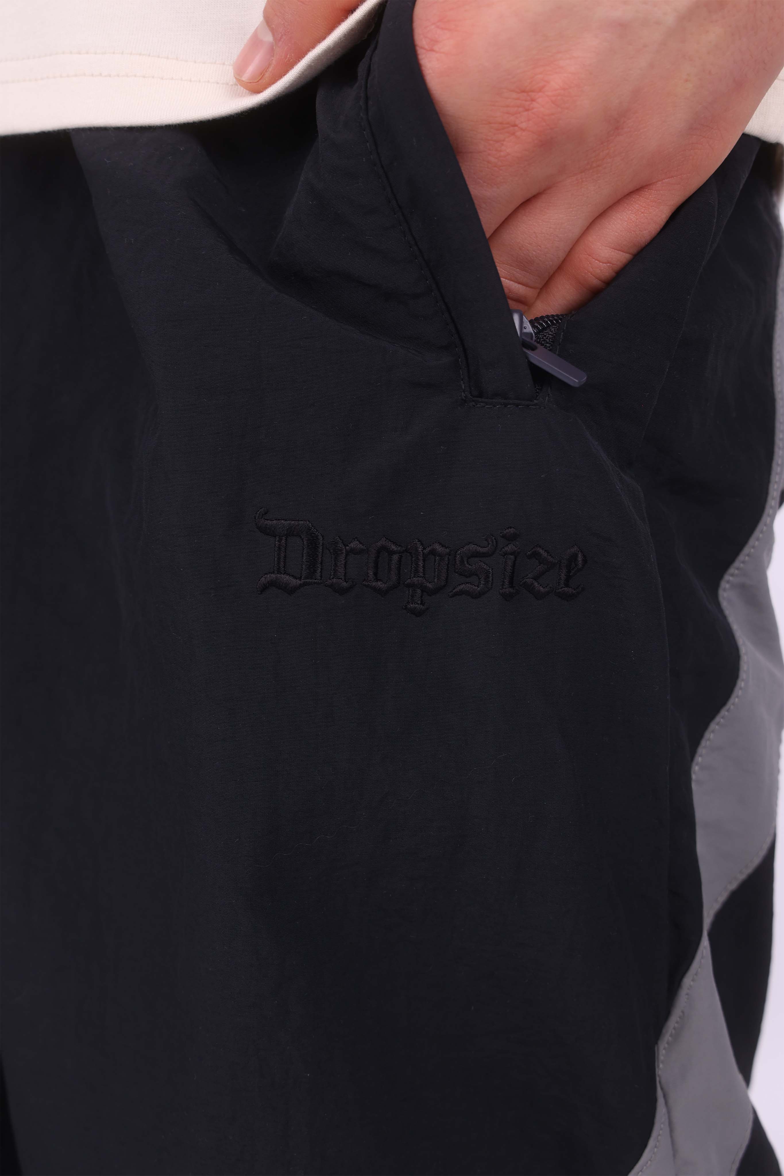 BIG STRIPE TRACK PANTS BLACK/ANTRACITE