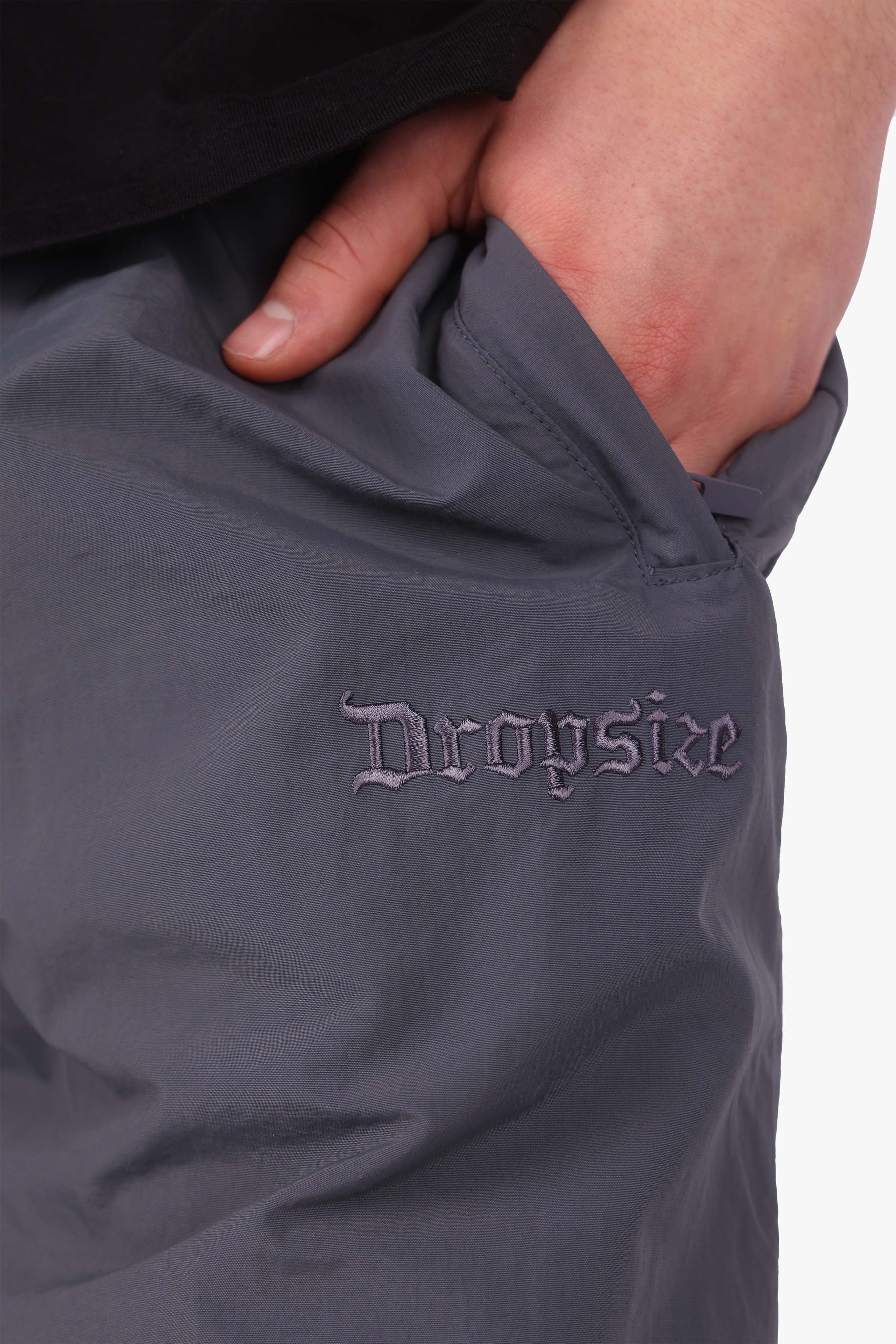 BIG STRIPE TRACK PANTS GREY/WHITE