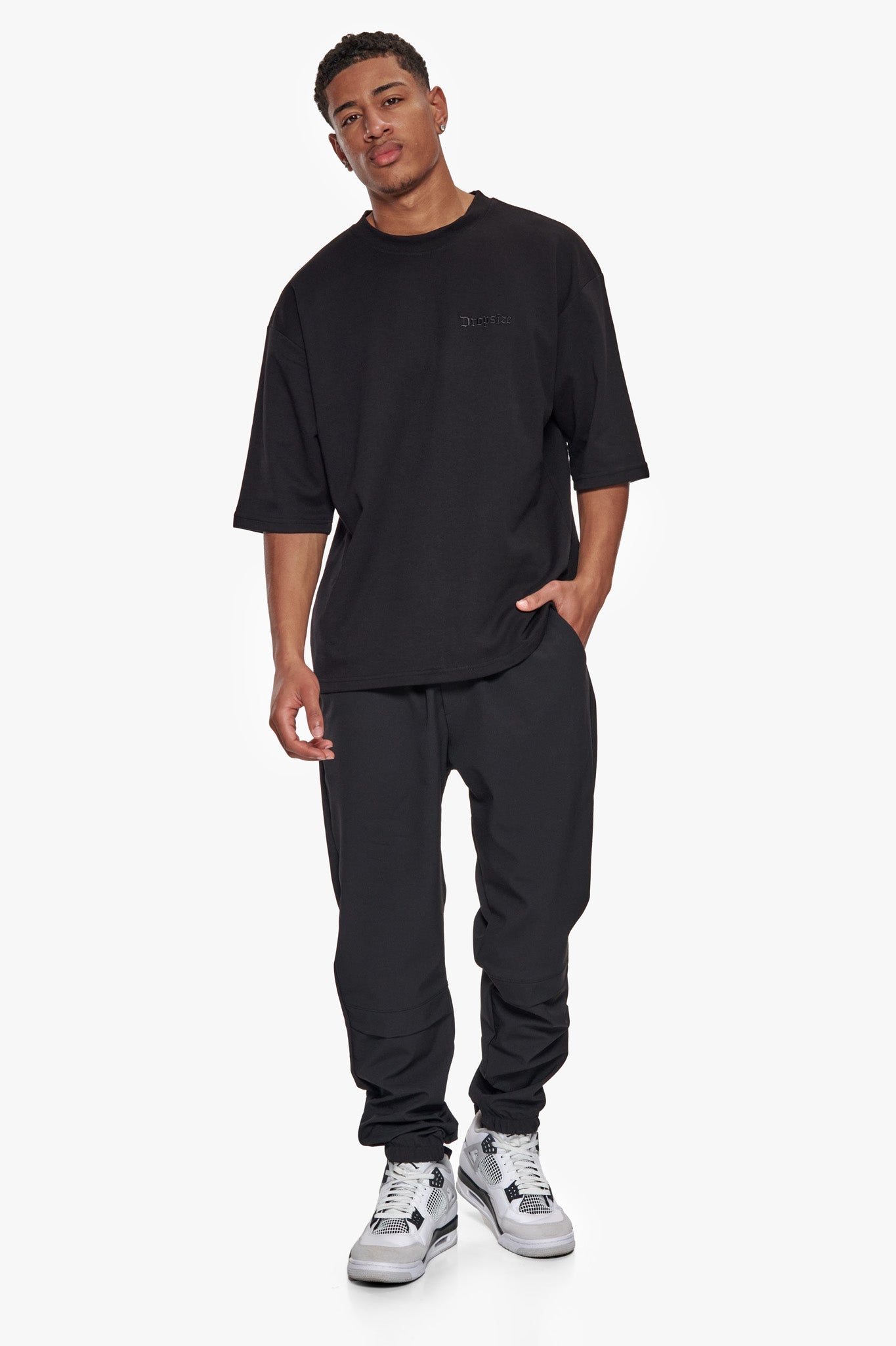 LICRA TRACK PANTS BLACK