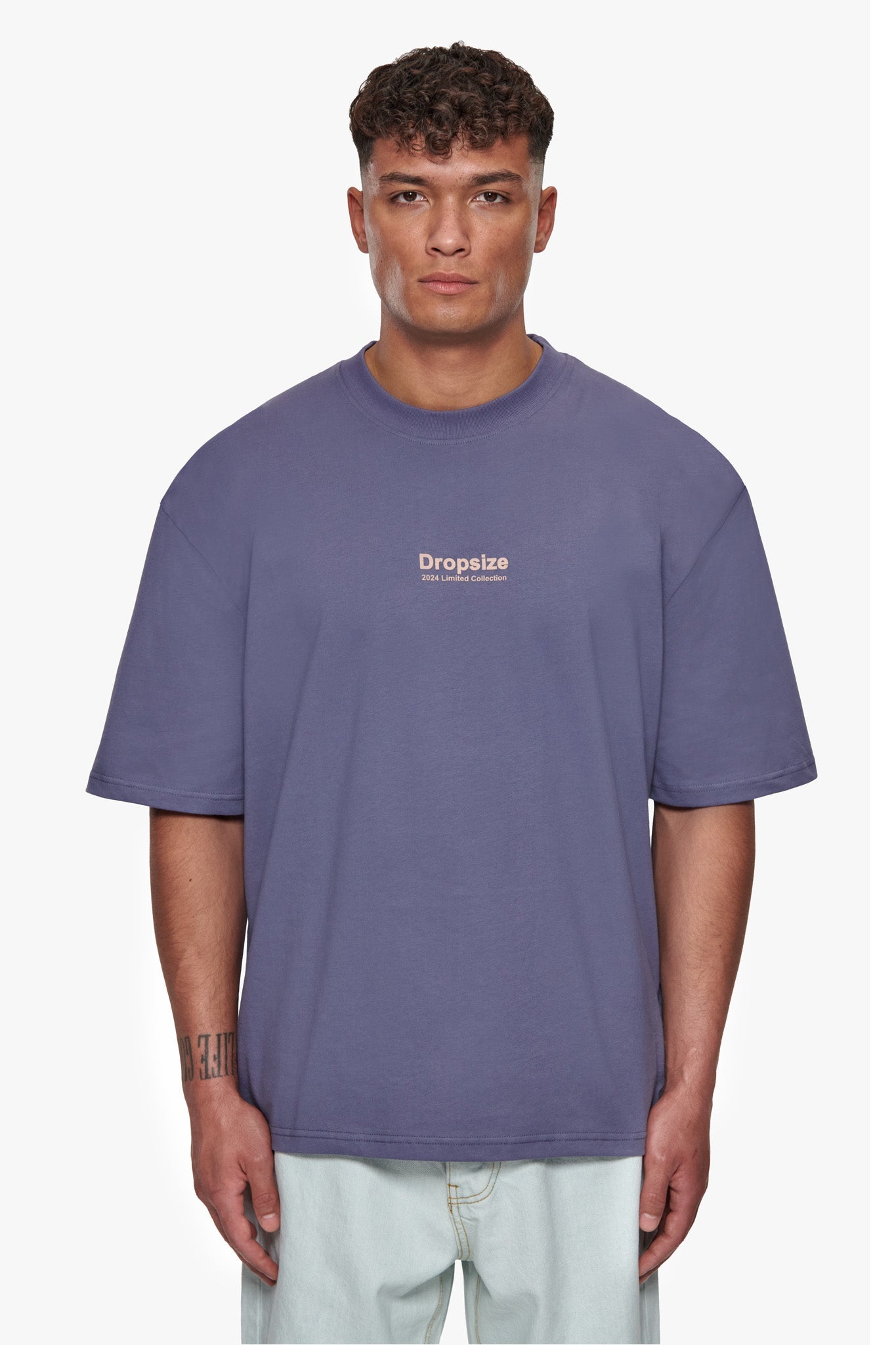 HEAVY OVERSIZED WORLD WIDE T-SHIRT GRANITE