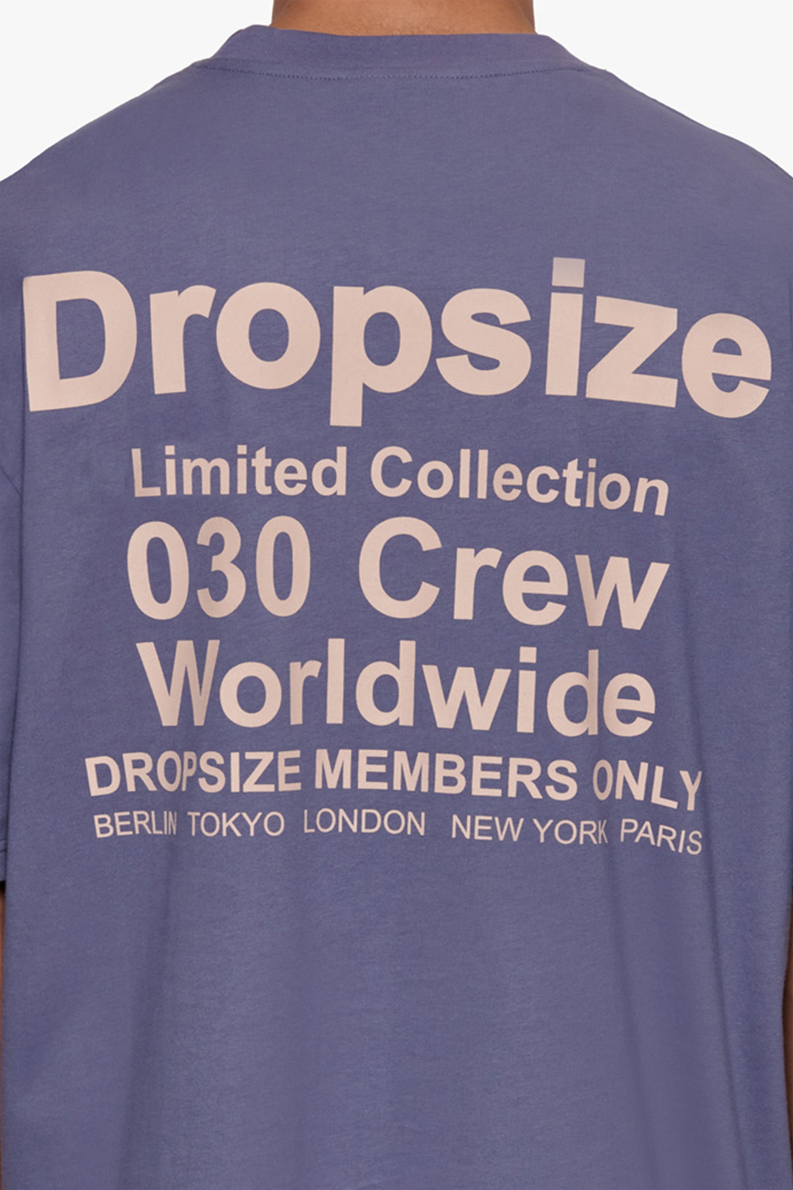 HEAVY OVERSIZED WORLD WIDE T-SHIRT GRANITE
