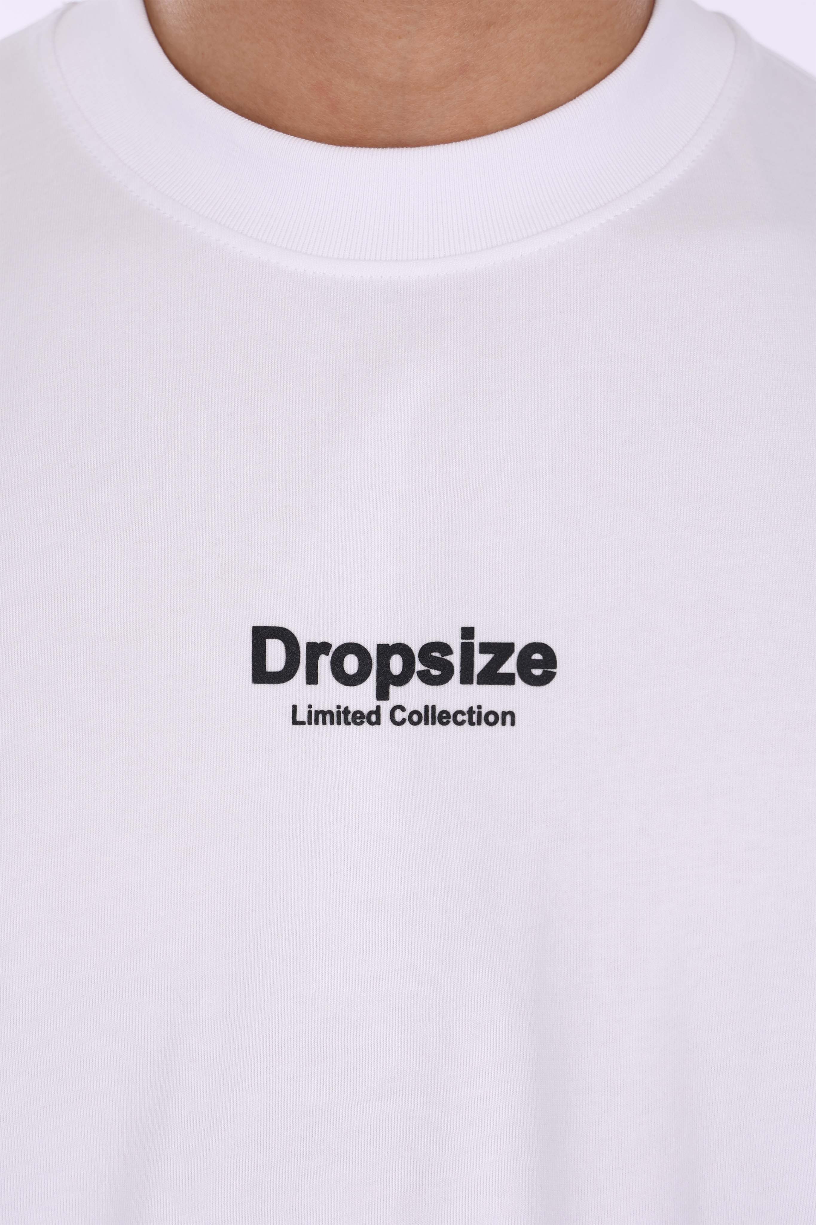HEAVY OVERSIZED WORLD WIDE T-SHIRT WHITE