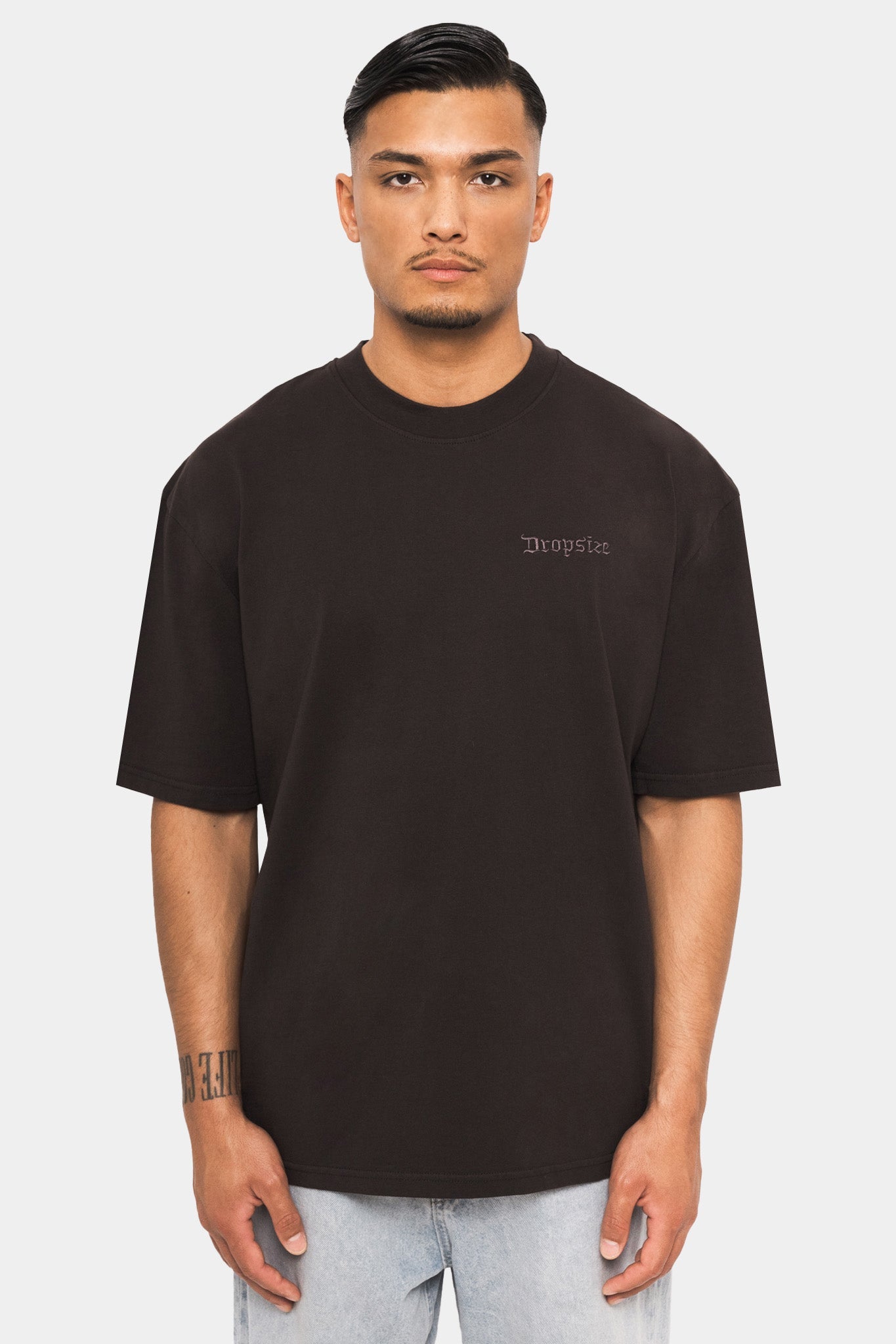 HEAVY OVERSIZE EAGLE T-SHIRT WASHED BLACK