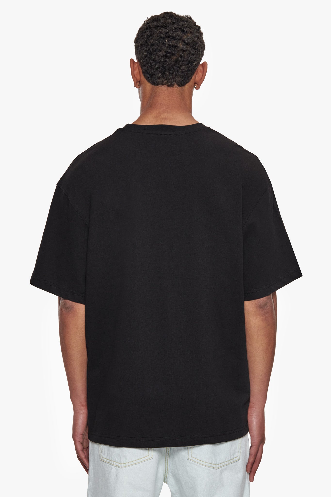 HEAVY OVERSIZE GANGSTER T-SHIRT BLACK