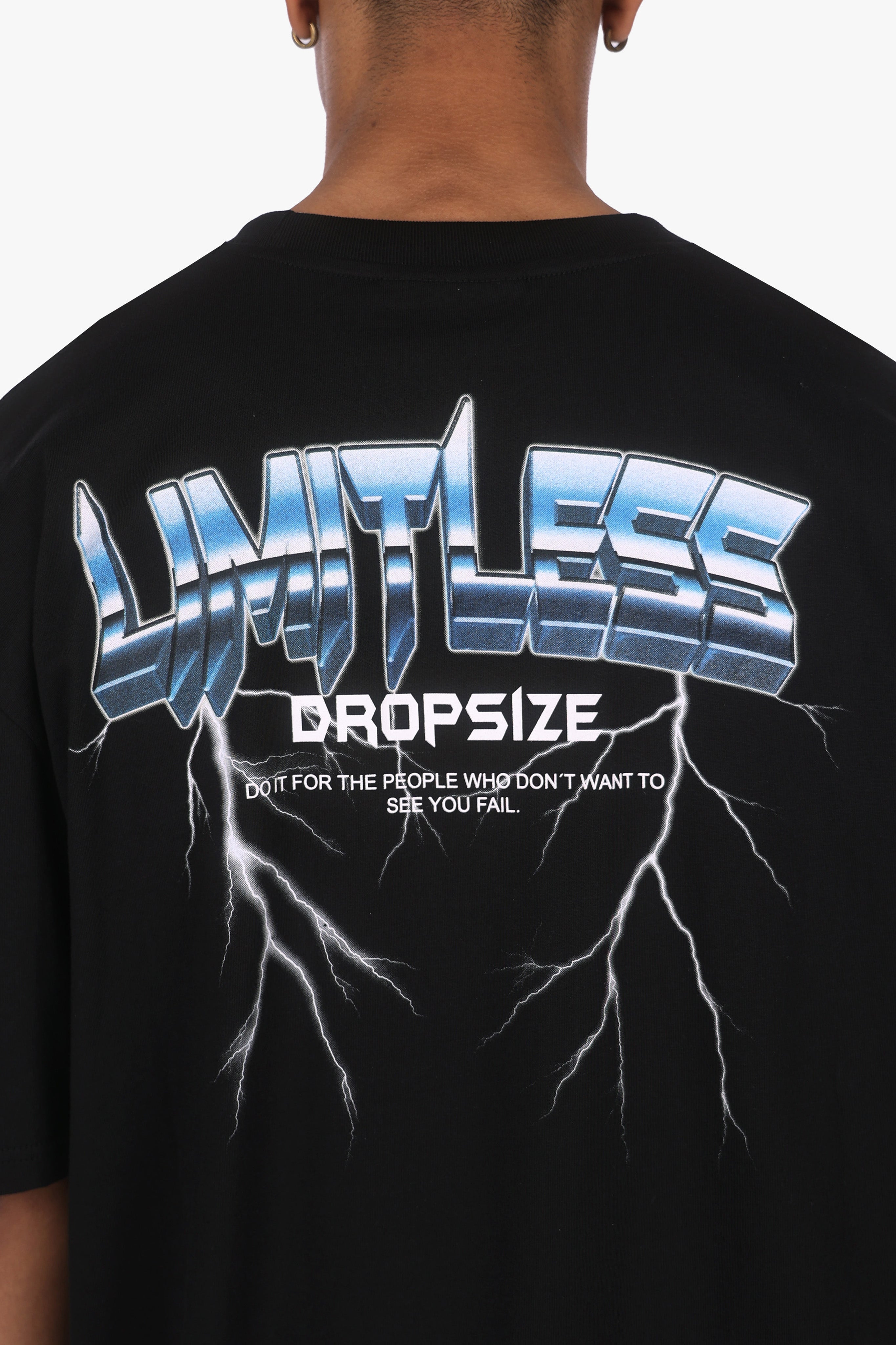 HEAVY OVERSIZED LIMITLESS T-SHIRT BLACK