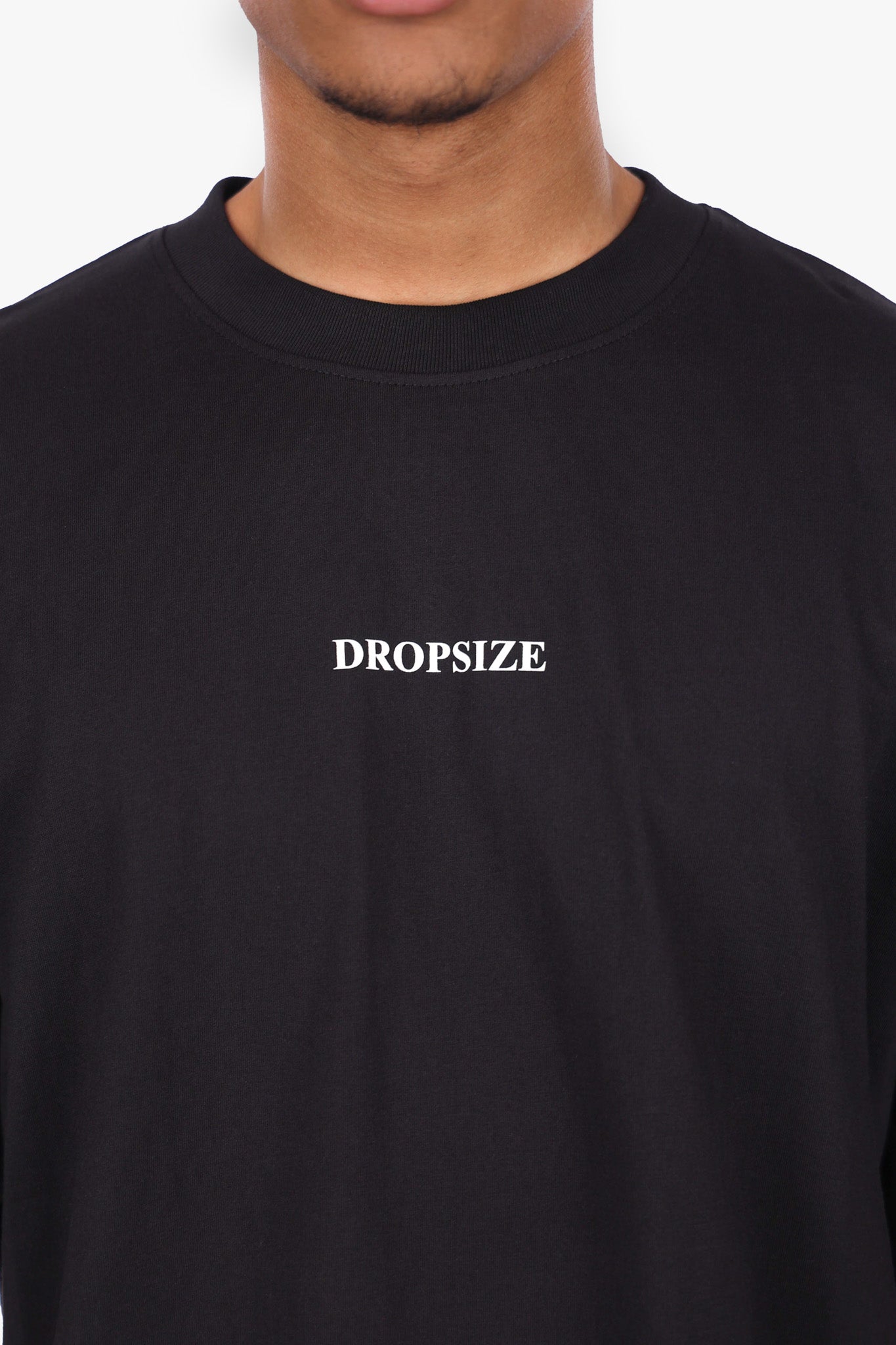 HEAVY OVERSIZED STATUE LIBERTY T-SHIRT BLACK