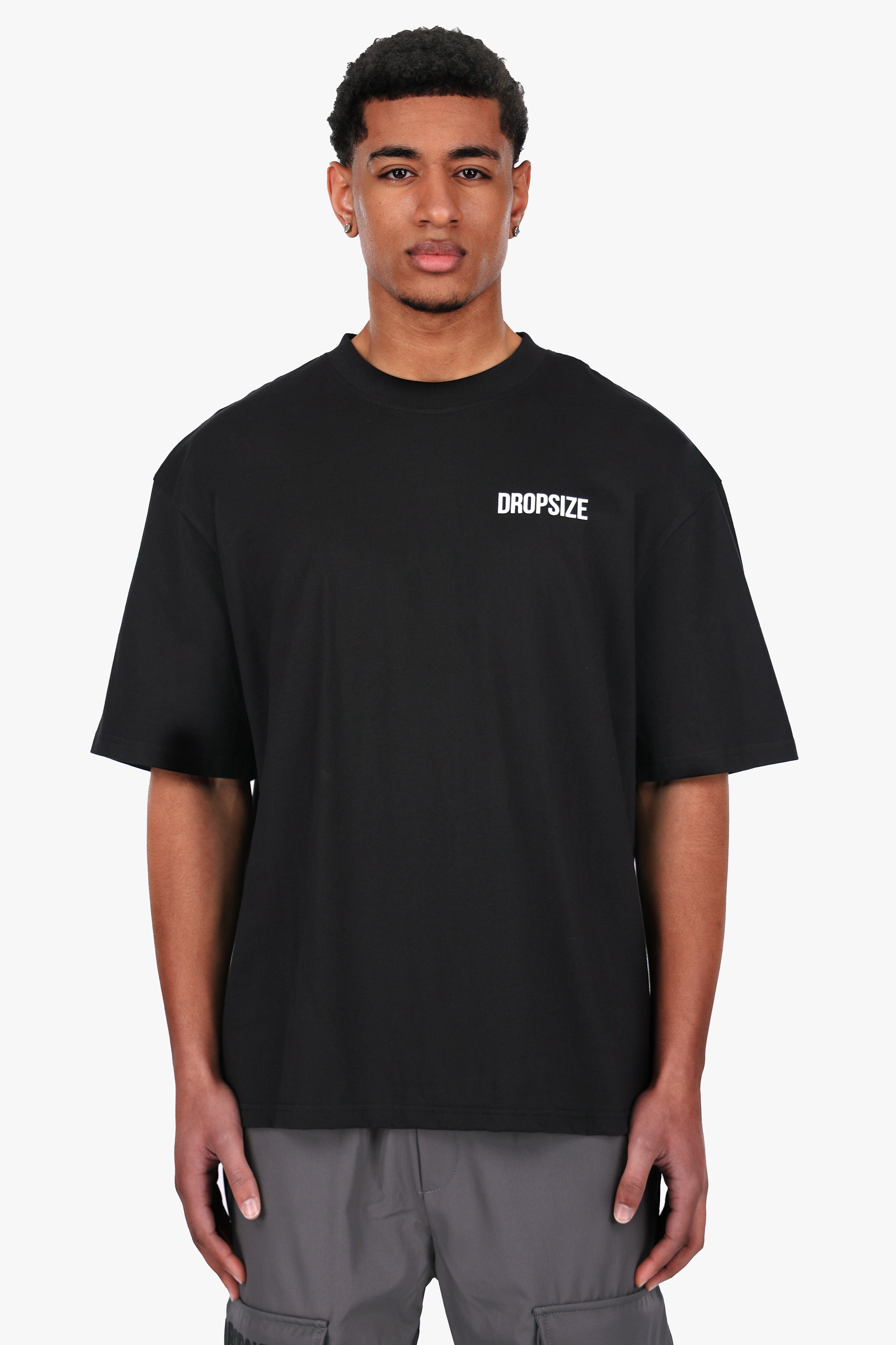 HEAVY OVERSIZED HEAVEN DOVE T-SHIRT BLACK