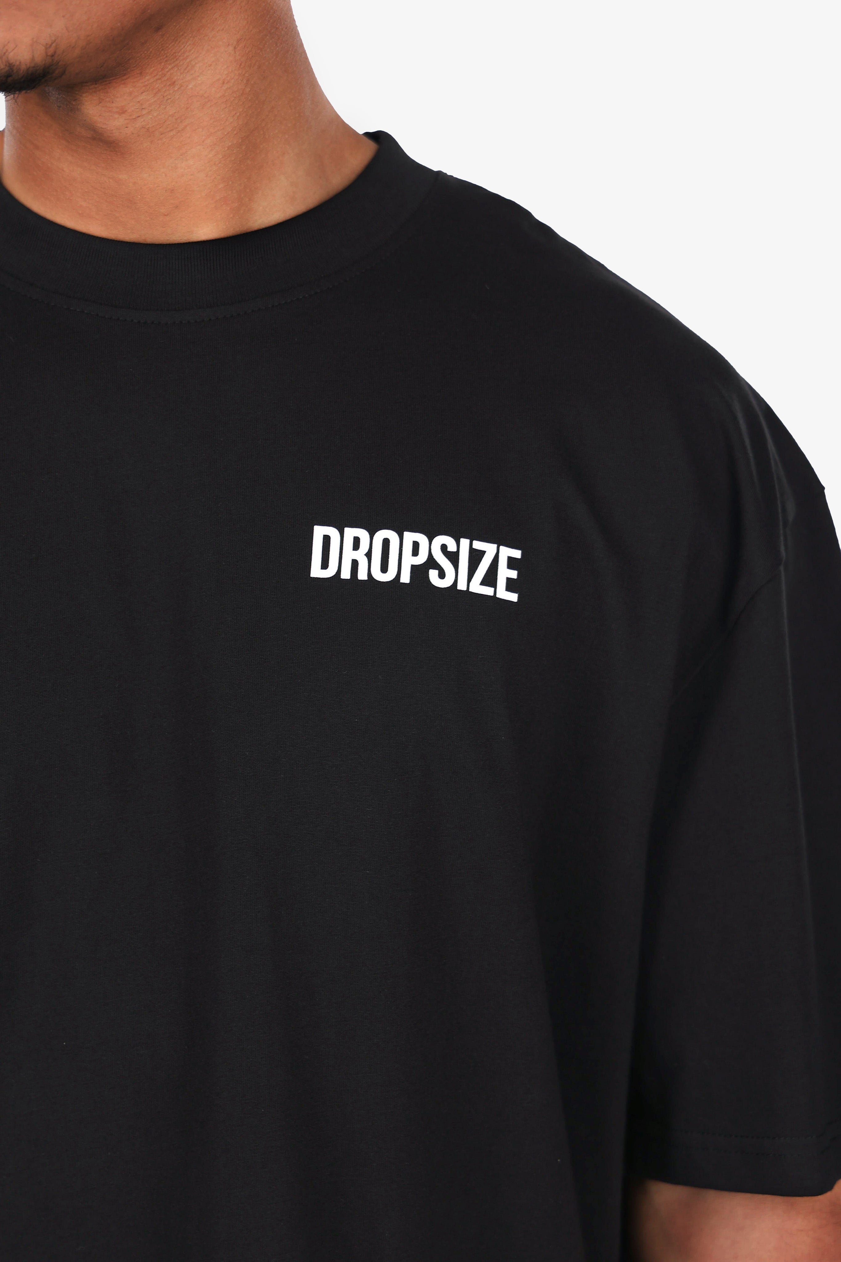 HEAVY OVERSIZED HEAVEN DOVE T-SHIRT BLACK