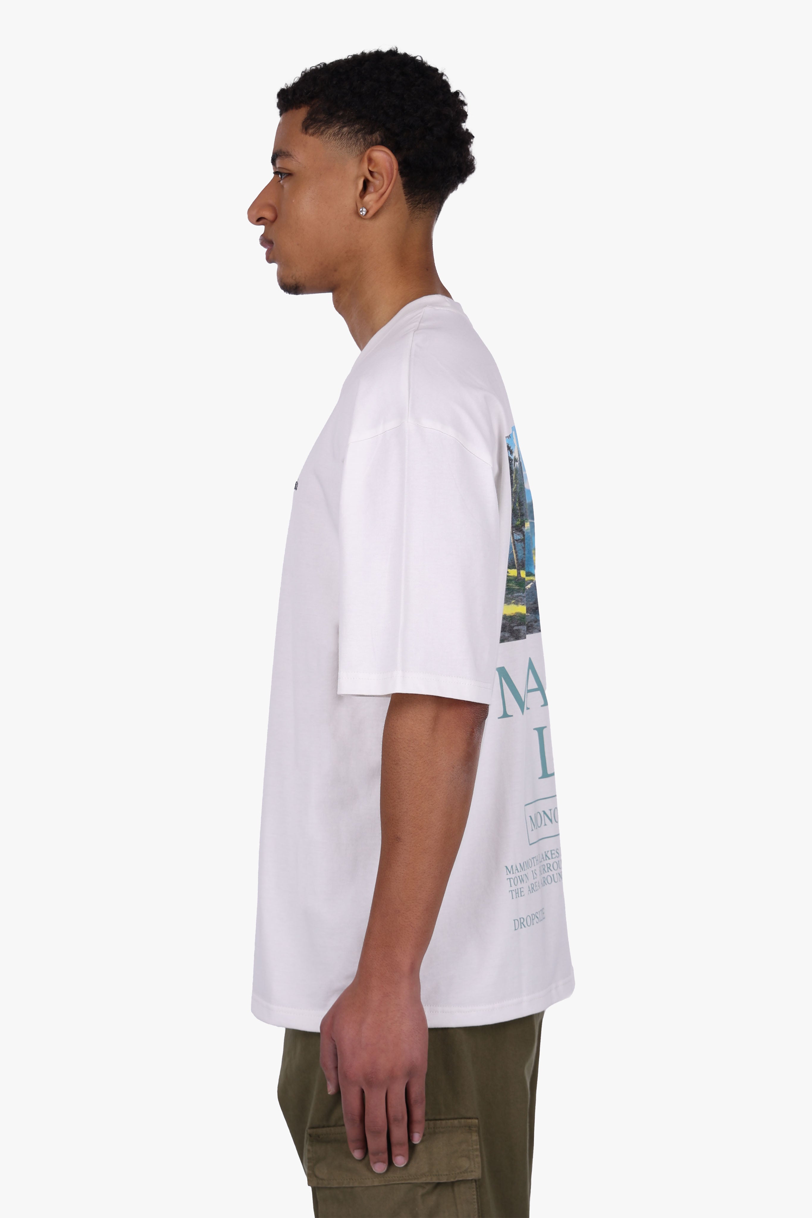 HEAVY OVERSIZE LAKES T-SHIRT CREAM WHITE