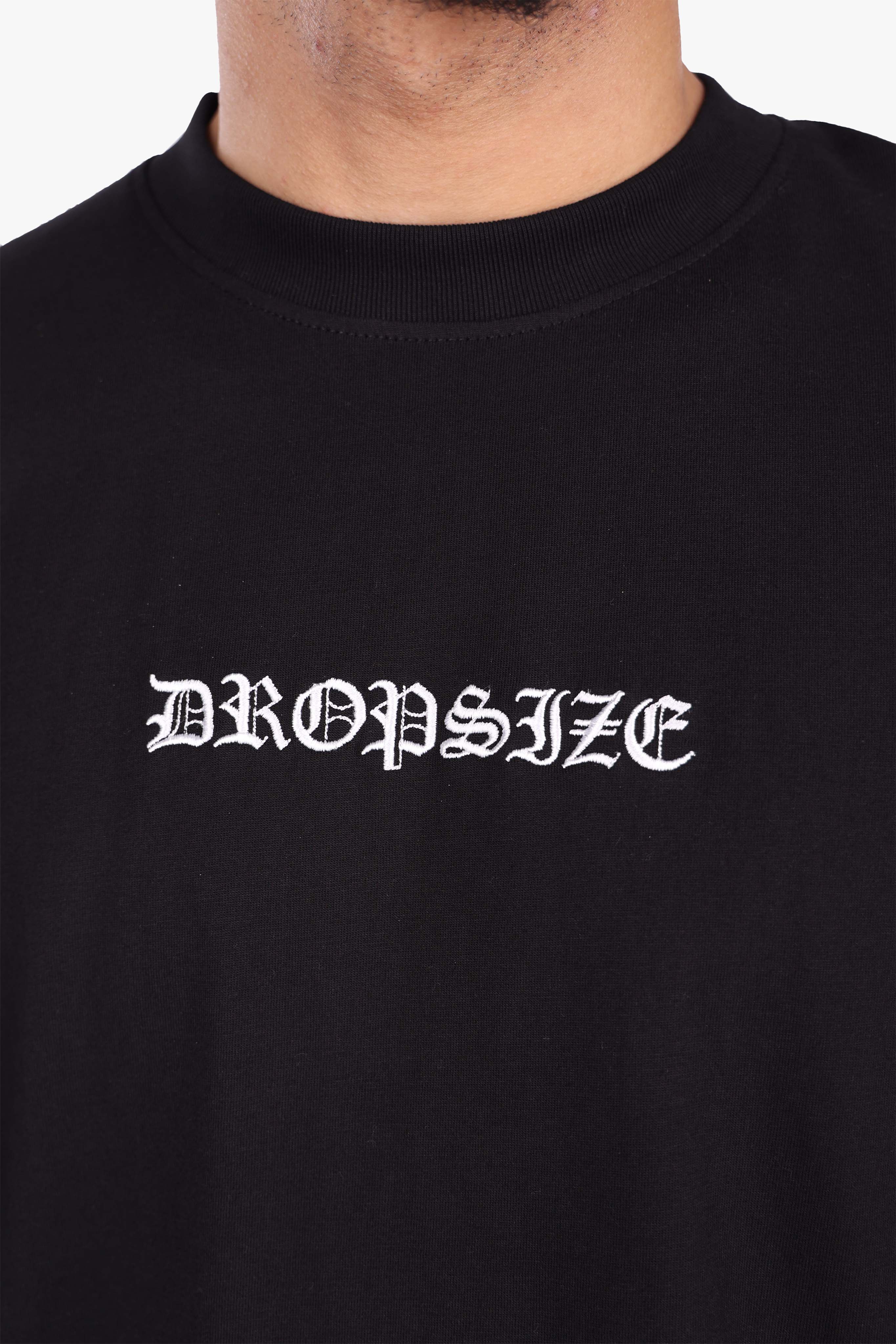 HEAVY OVERSIZE ROLL THE DICE T-SHIRT BLACK