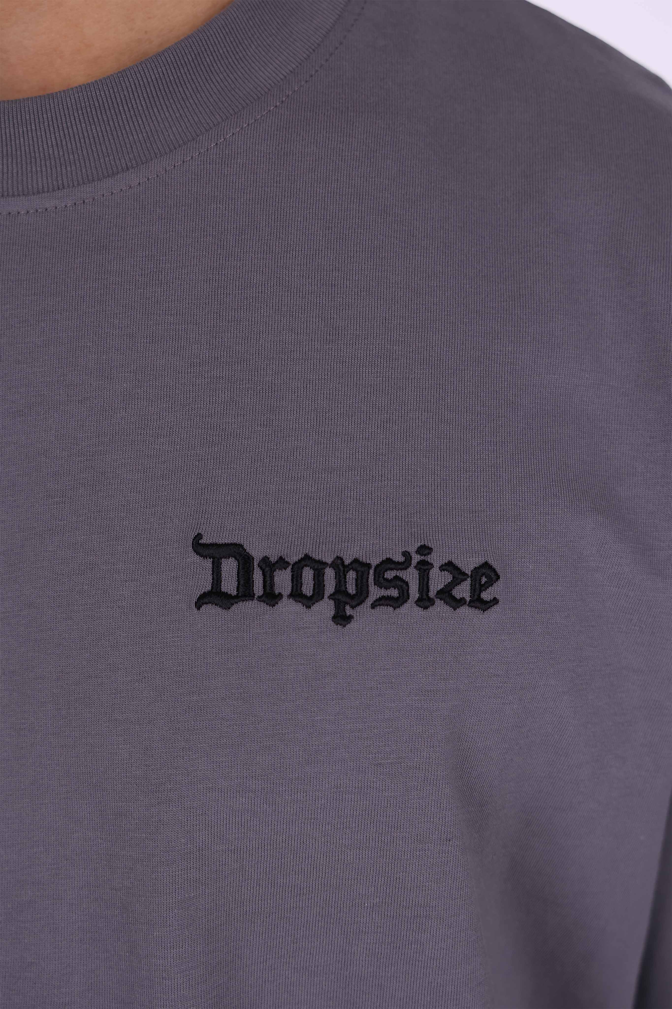 HEAVY OVERSIZE CREW LOVE T-SHIRT BLACK