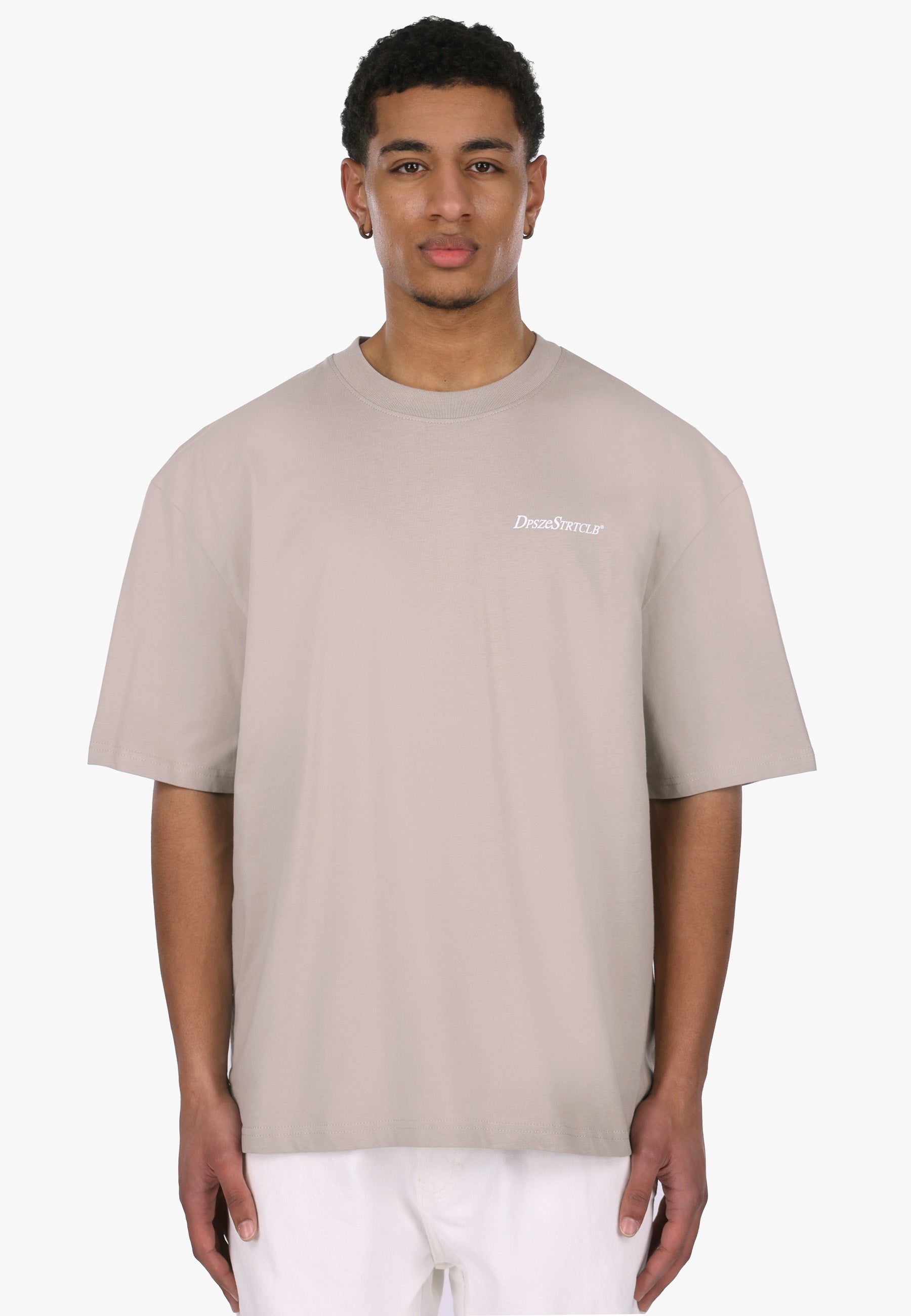 HEAVY OVERSIZE STRTCLB T-SHIRT PUMIC STONE