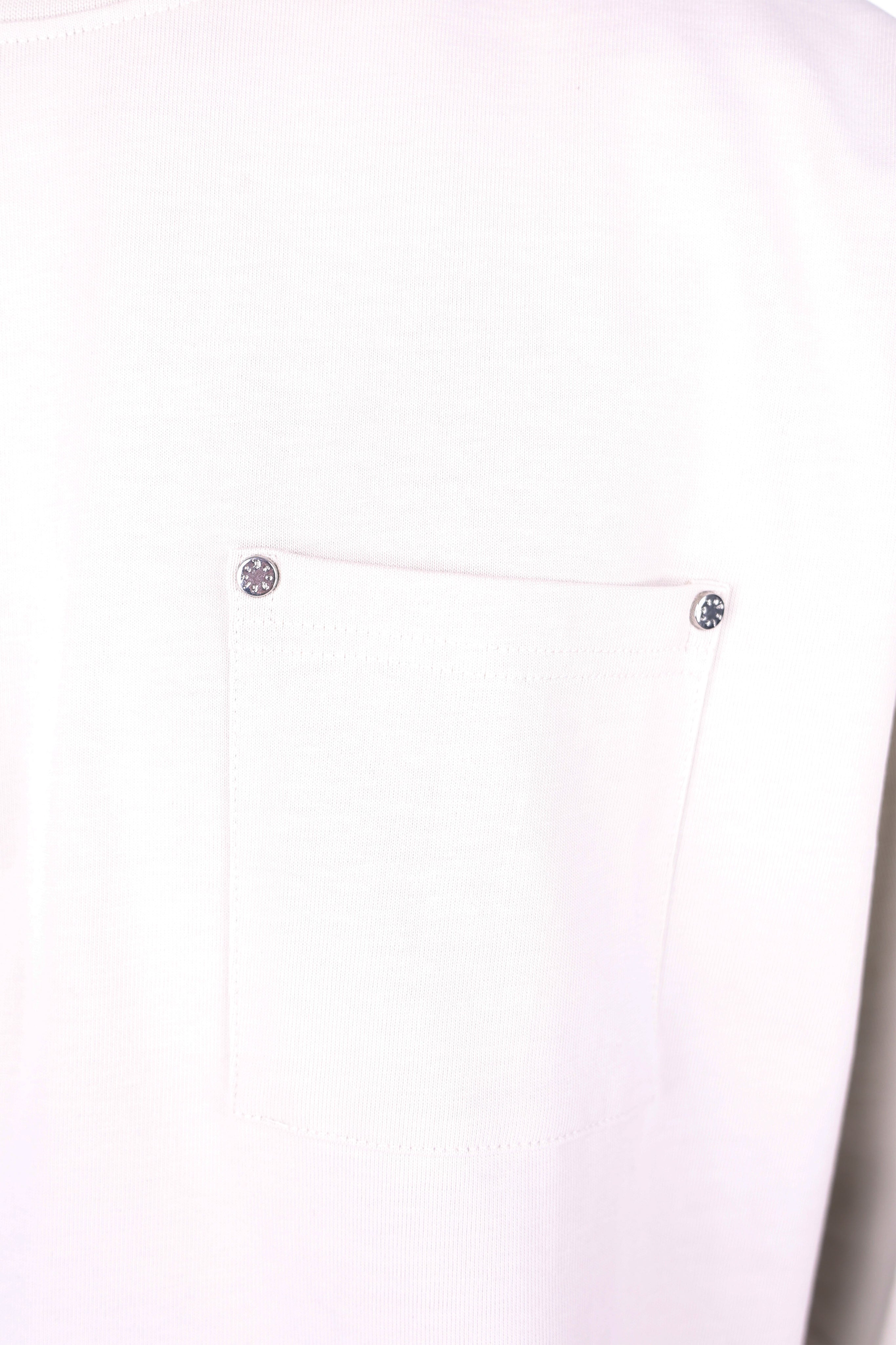 HEAVY OVERSIZE POCKET T-SHIRT LIGHT GREY