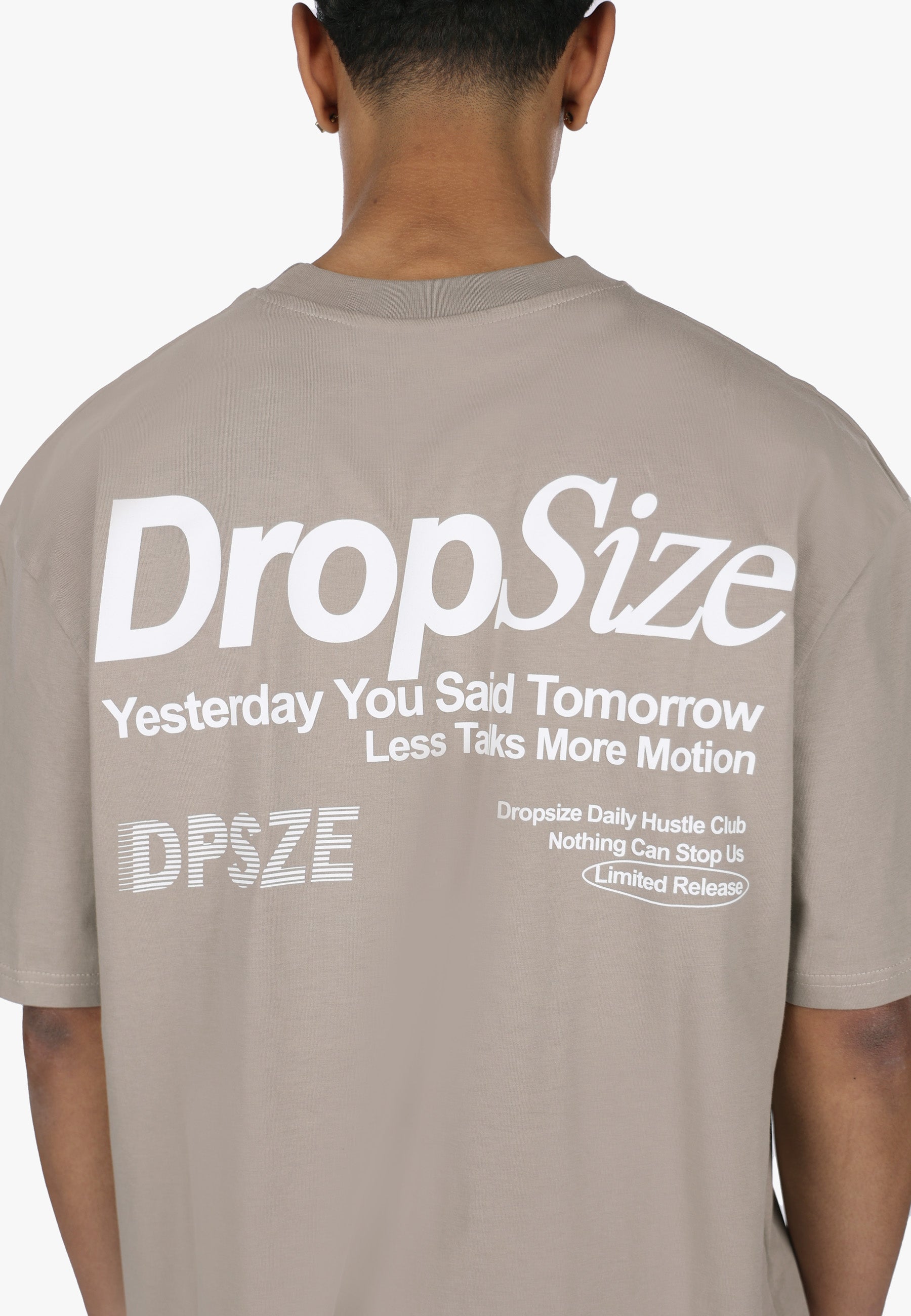 HEAVY OVERSIZE YESTERDAY T-SHIRT SIMPLY TAUPE