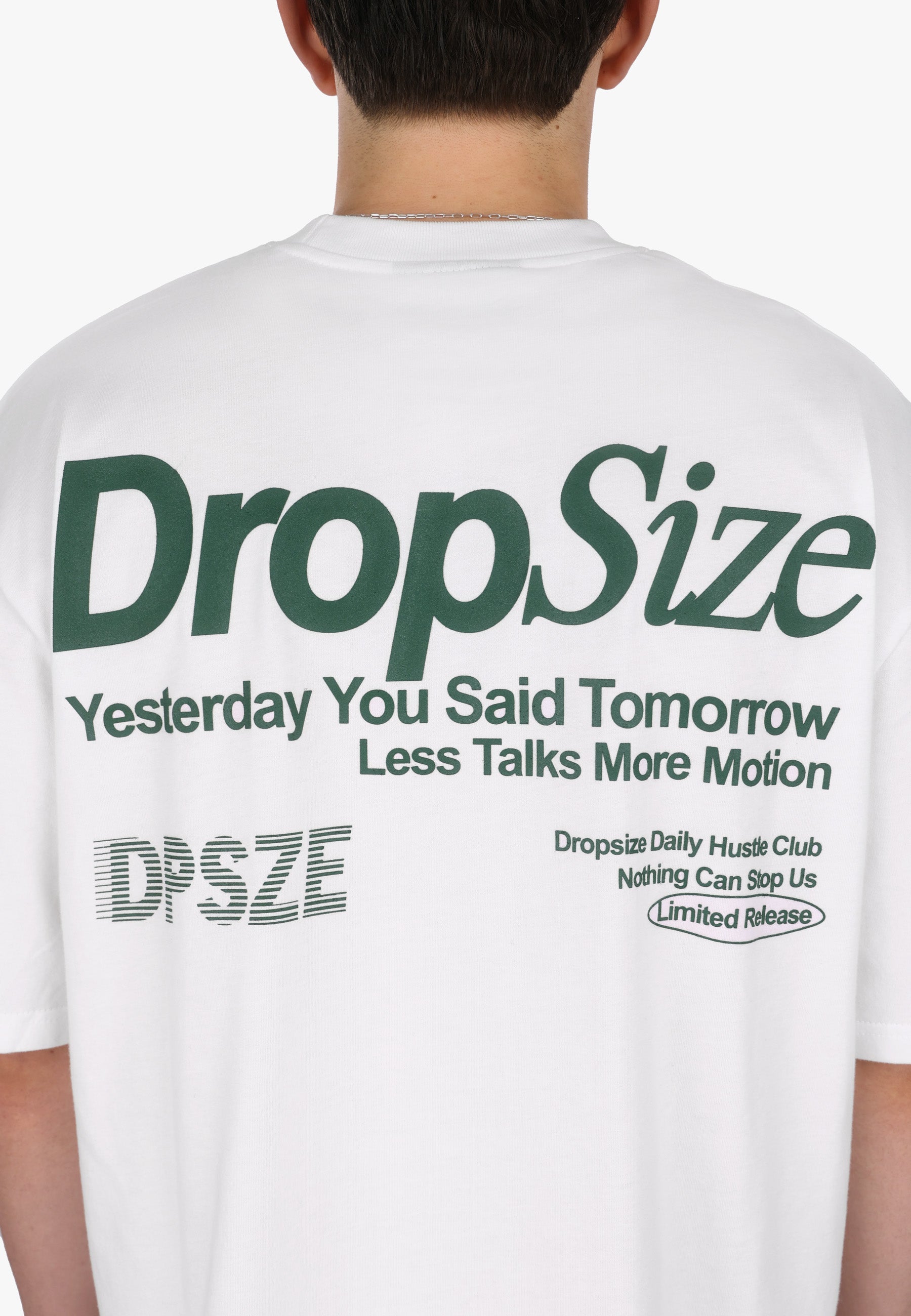 HEAVY OVERSIZE YESTERDAY T-SHIRT WHITE