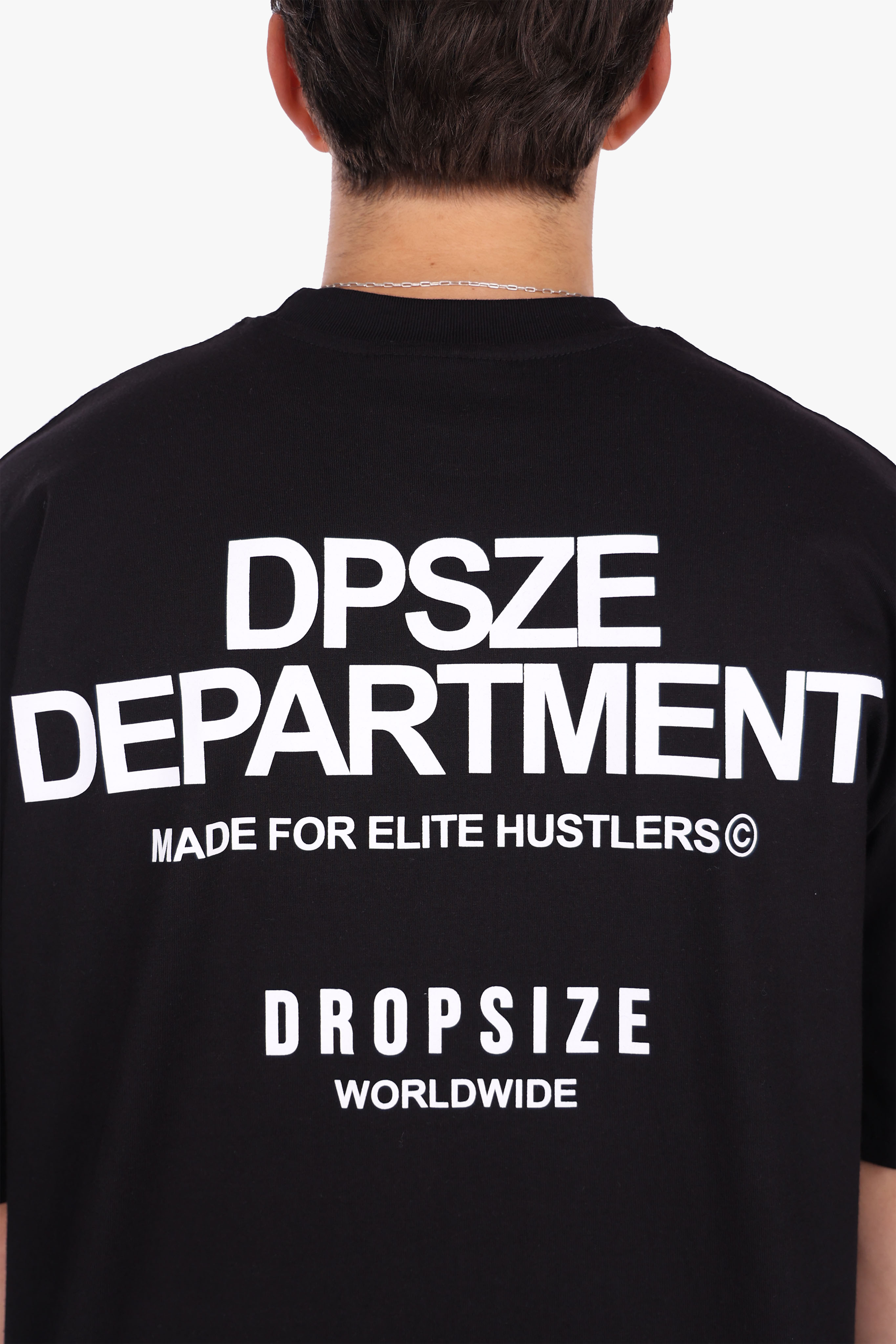 HEAVY OVERSIZE DPSZE DEPARTMENT T-SHIRT BLACK