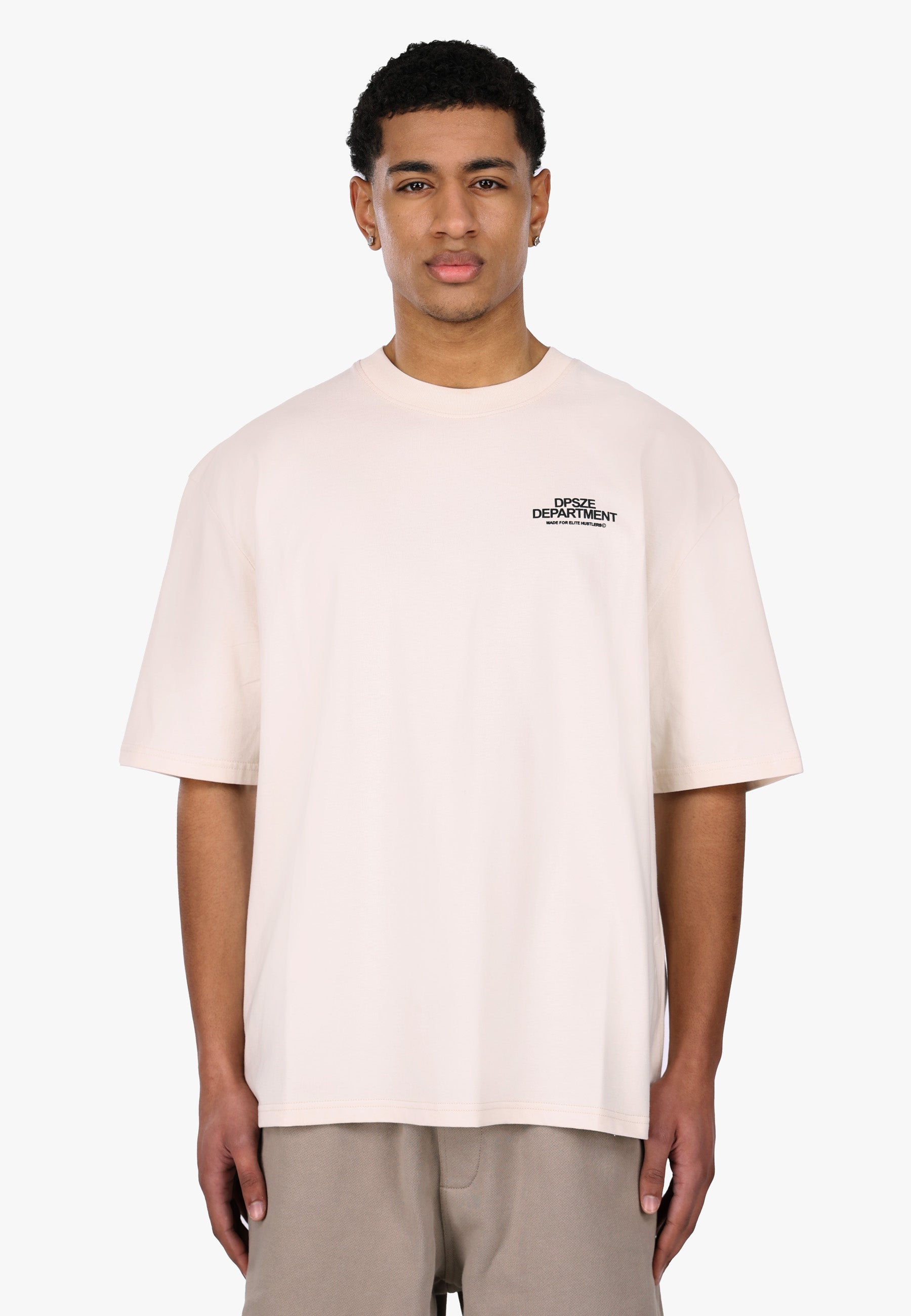 HEAVY OVERSIZE DPSZE DEPARTMENT T-SHIRT COCONUT MILK
