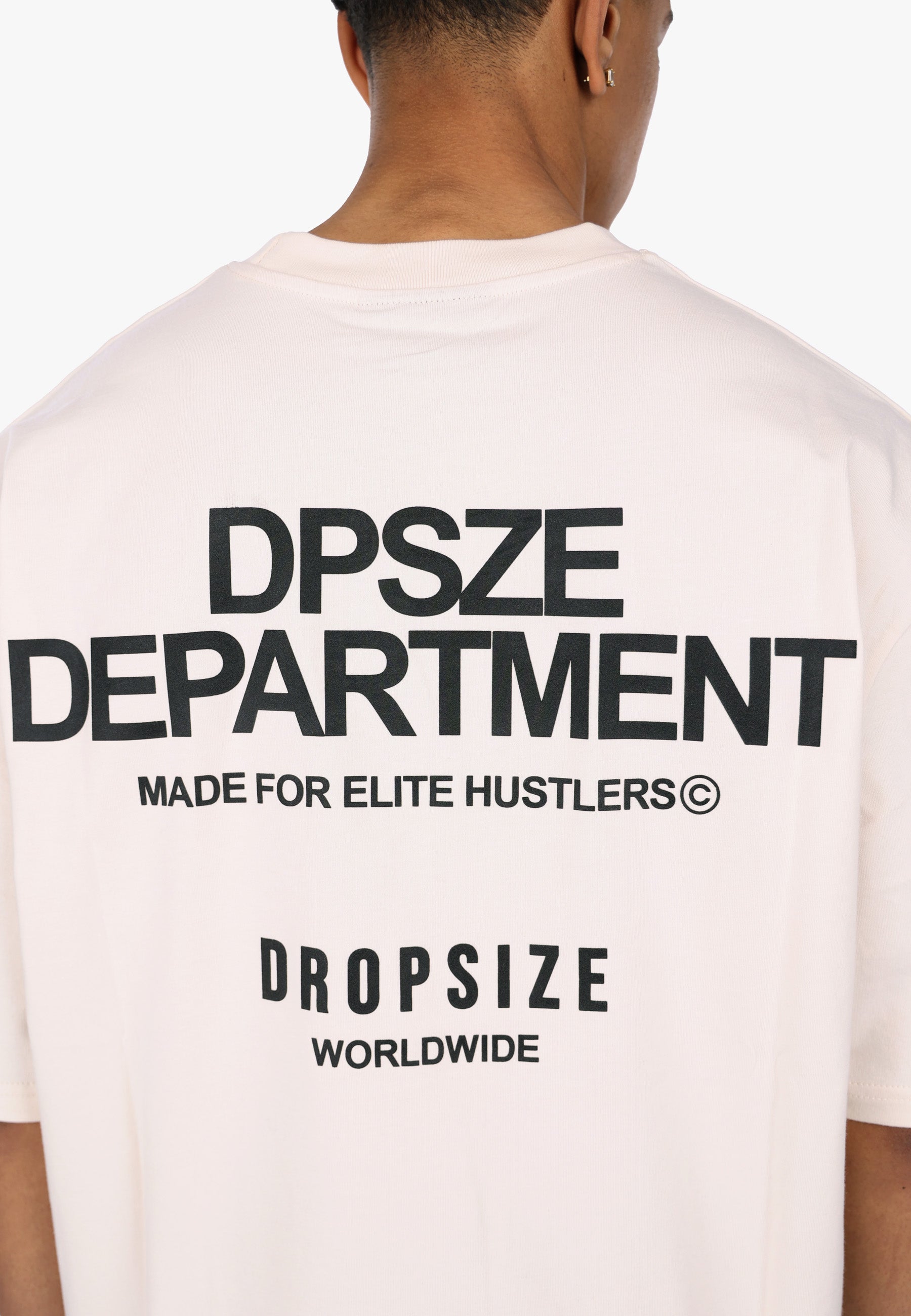 HEAVY OVERSIZE DPSZE DEPARTMENT T-SHIRT COCONUT MILK