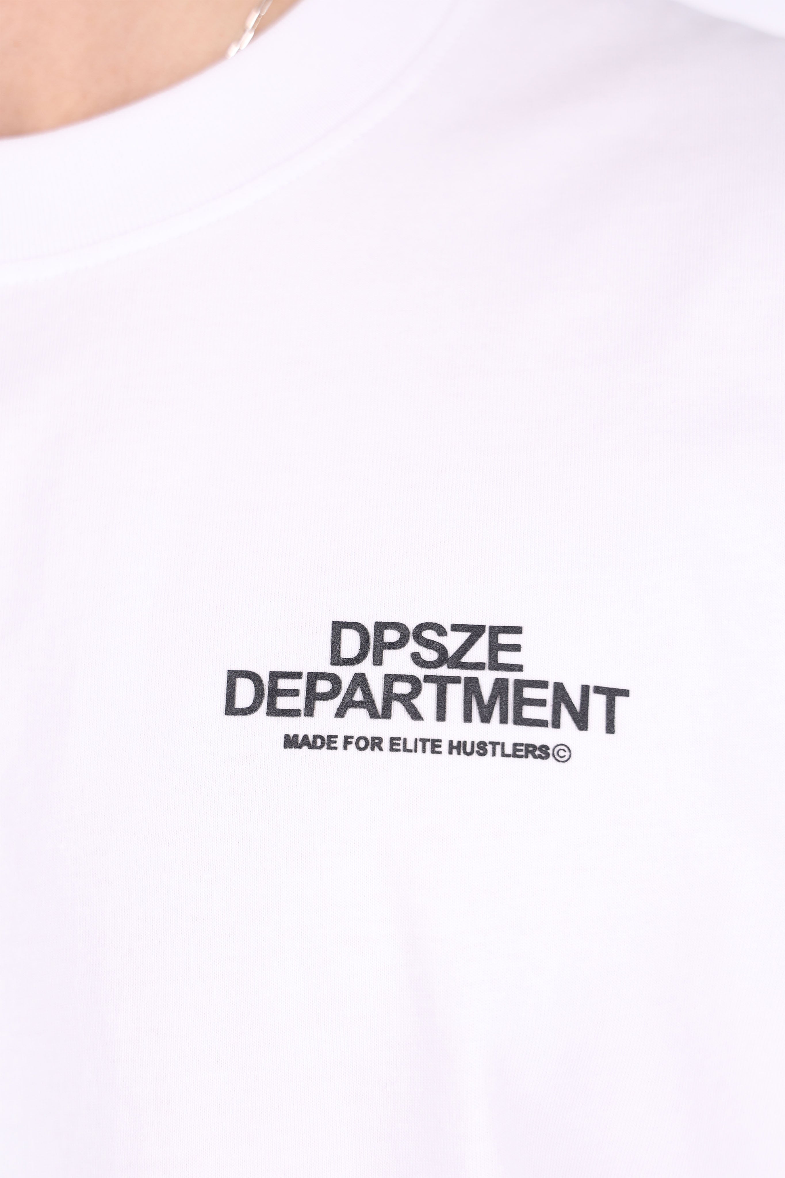 HEAVY OVERSIZE DPSZE DEPARTMENT T-SHIRT WHITE
