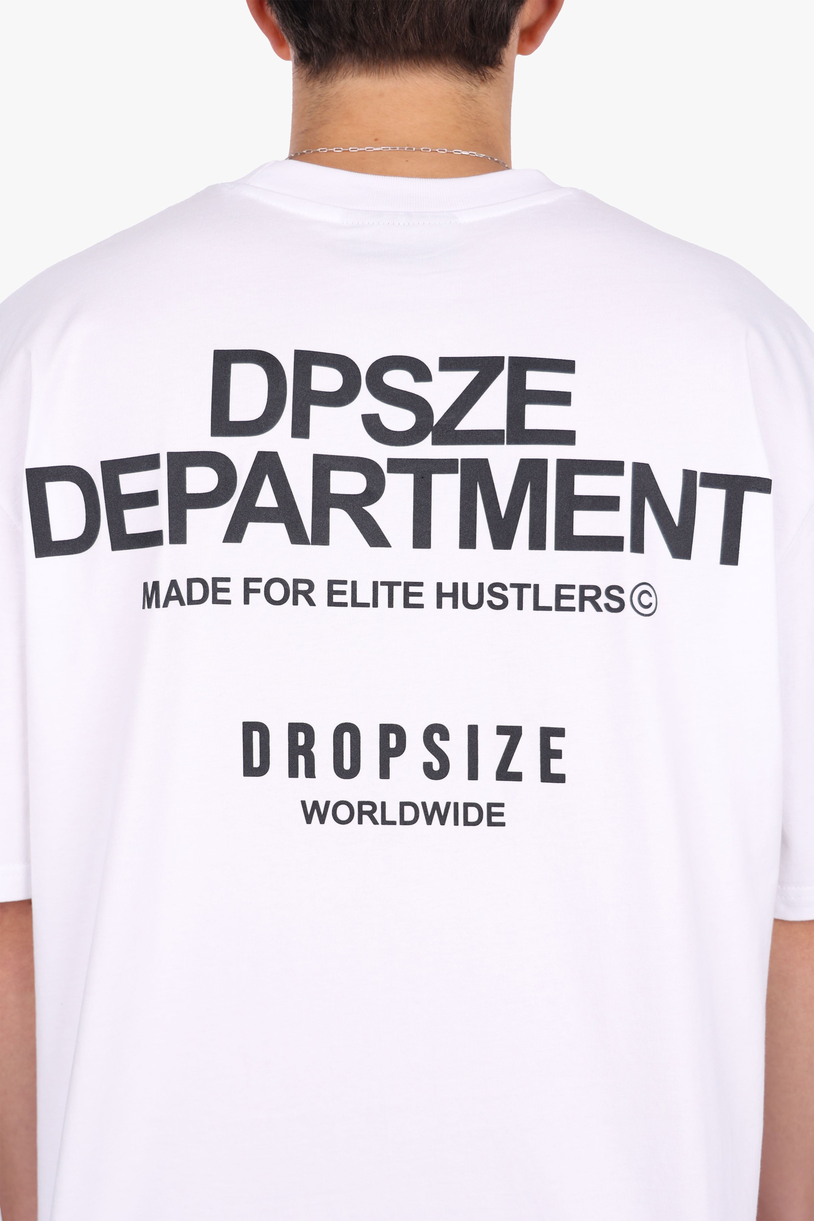 HEAVY OVERSIZE DPSZE DEPARTMENT T-SHIRT WHITE