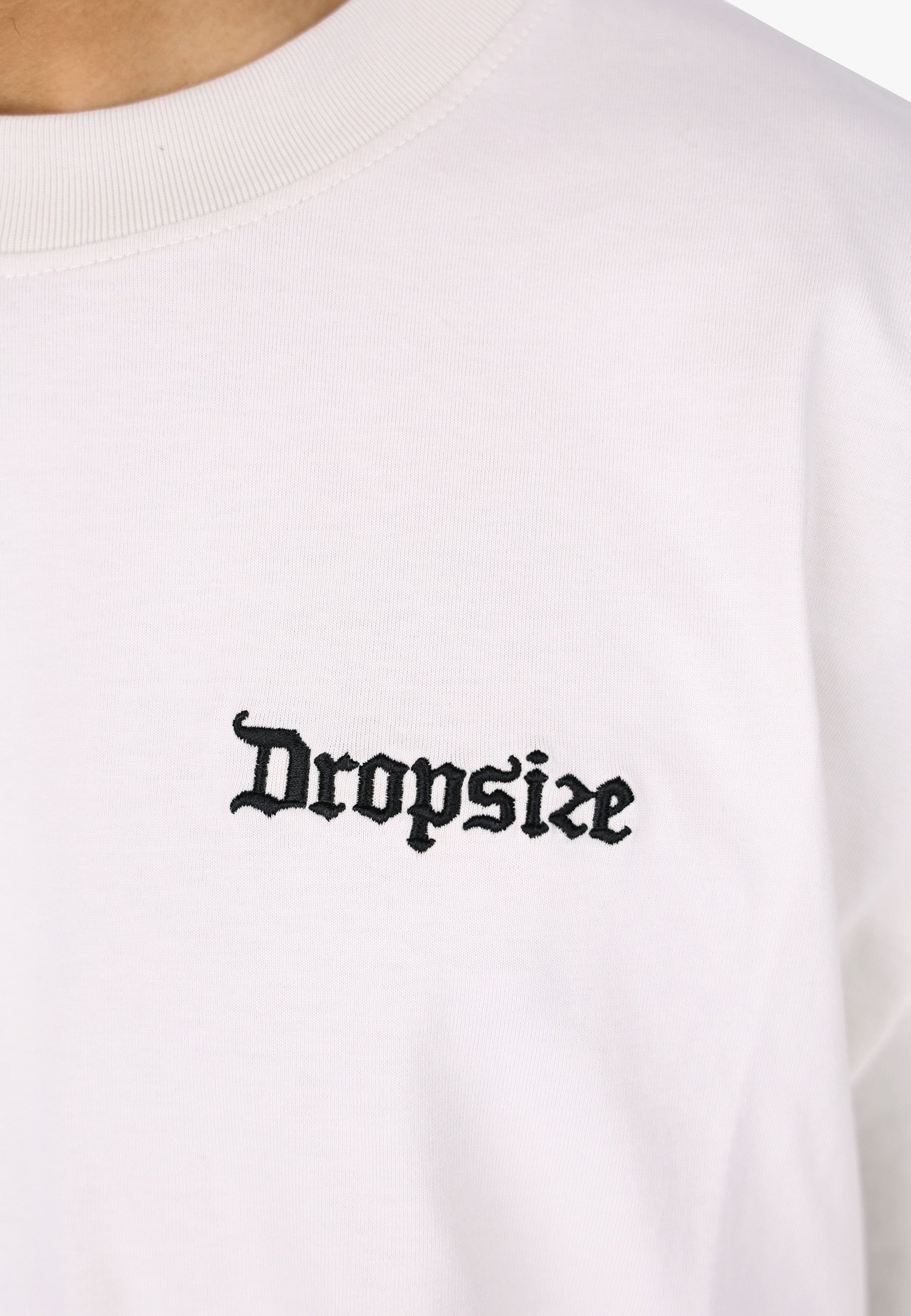 HEAVY OVERSIZE BIG LOGO T-SHIRT LIGHT GREY