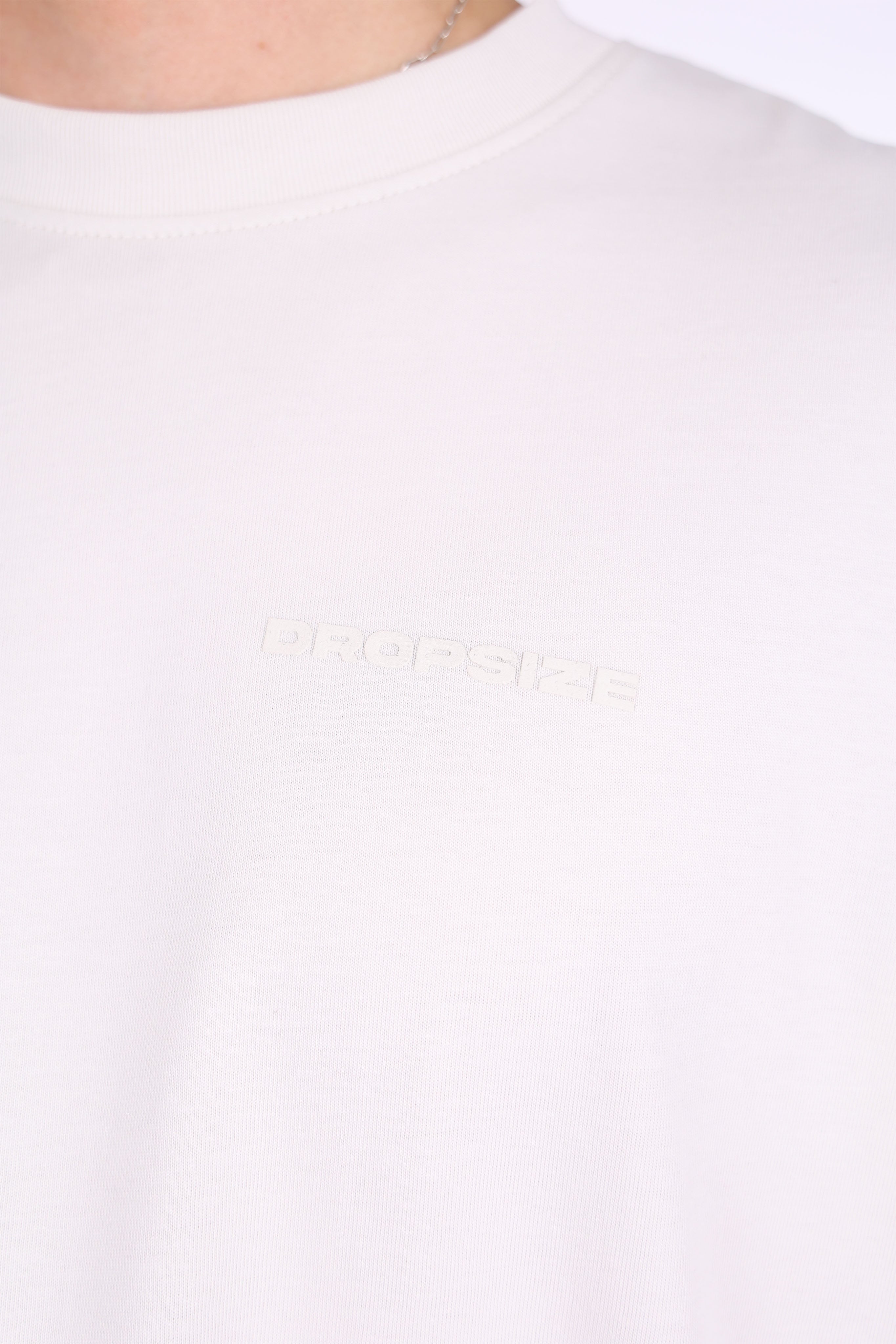 SIDE RIB T-SHIRT LIGHT GREY