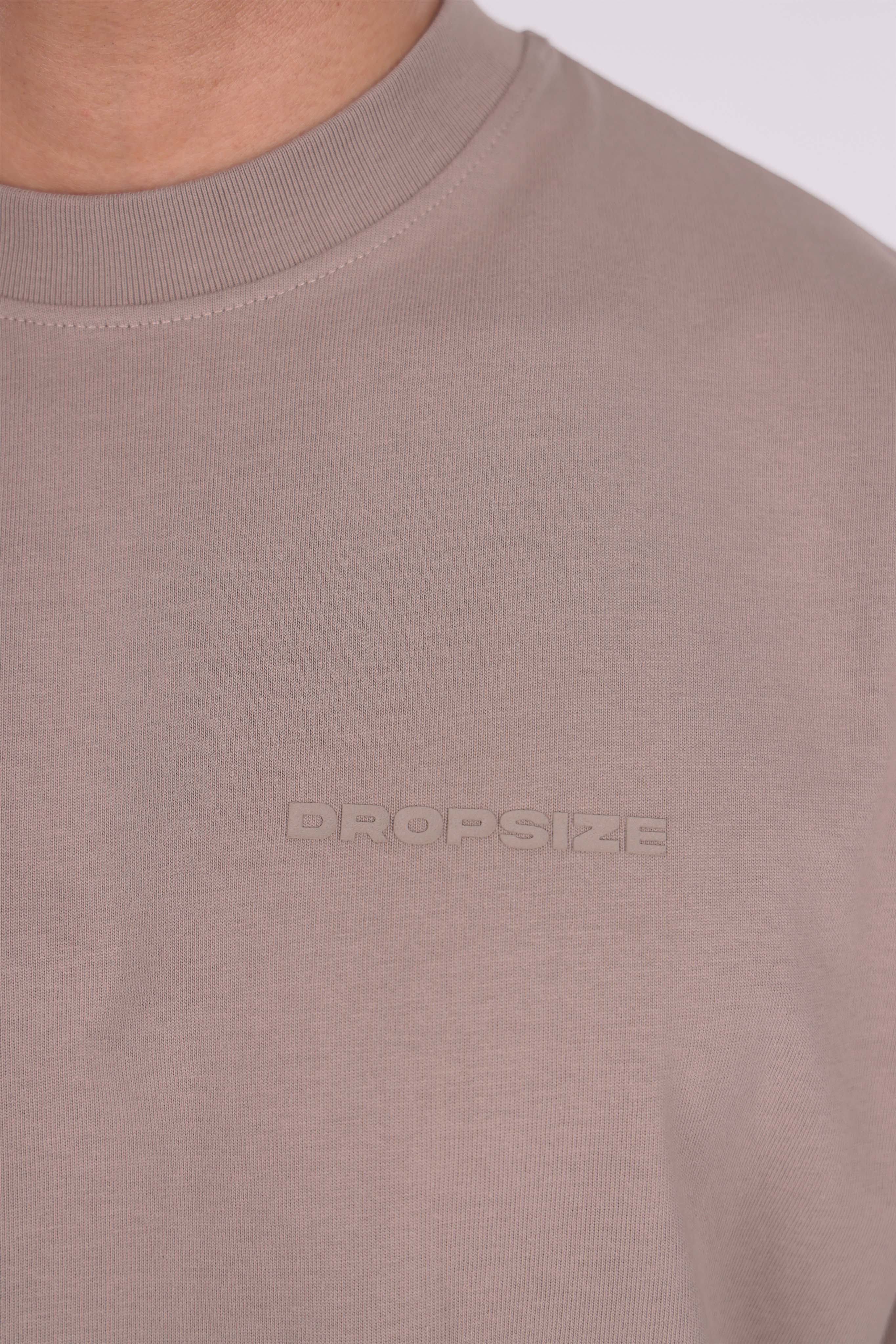 SIDE RIB T-SHIRT SIMPLY TAUPE