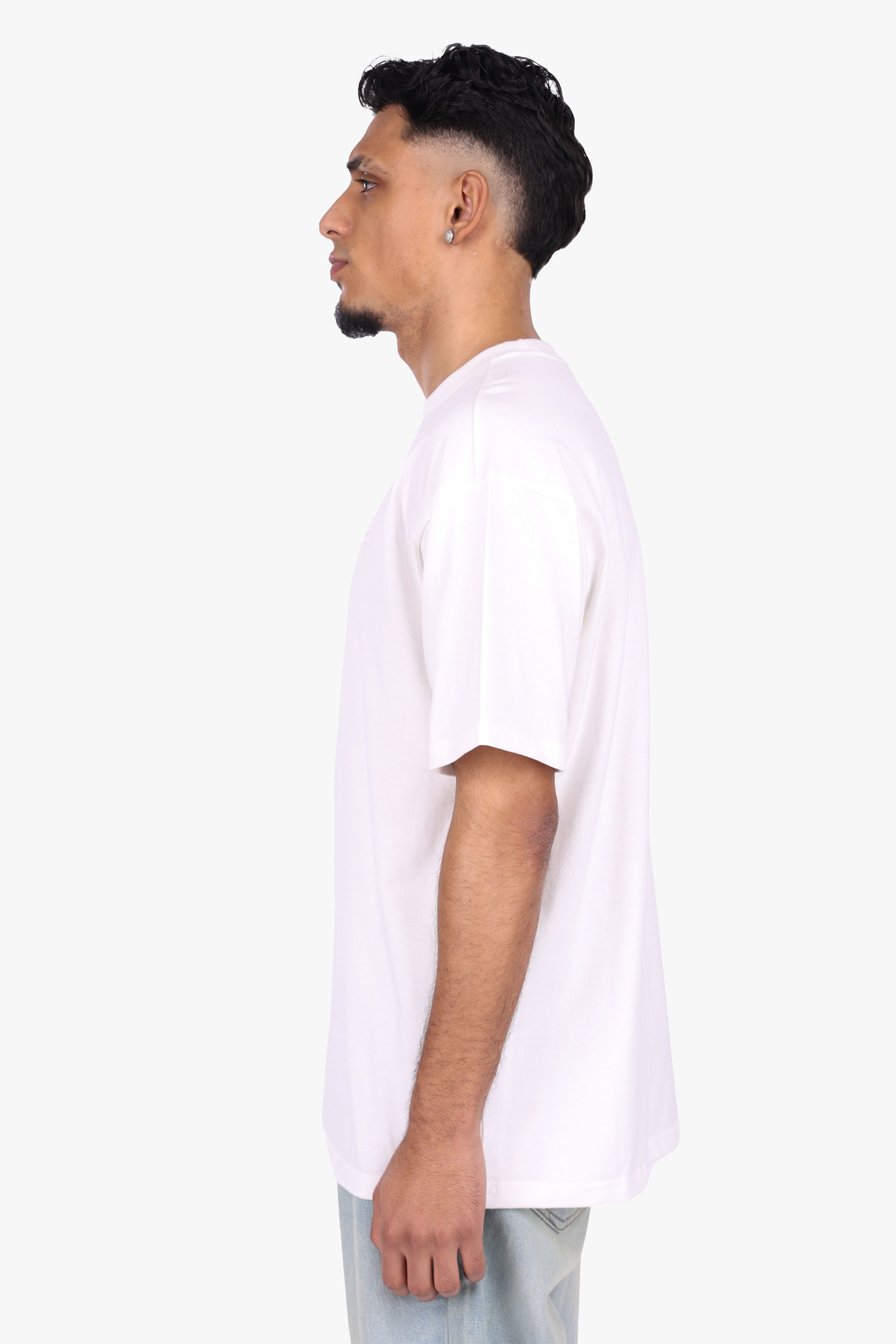 REGULAR FIT T-SHIRT CREAM WHITE