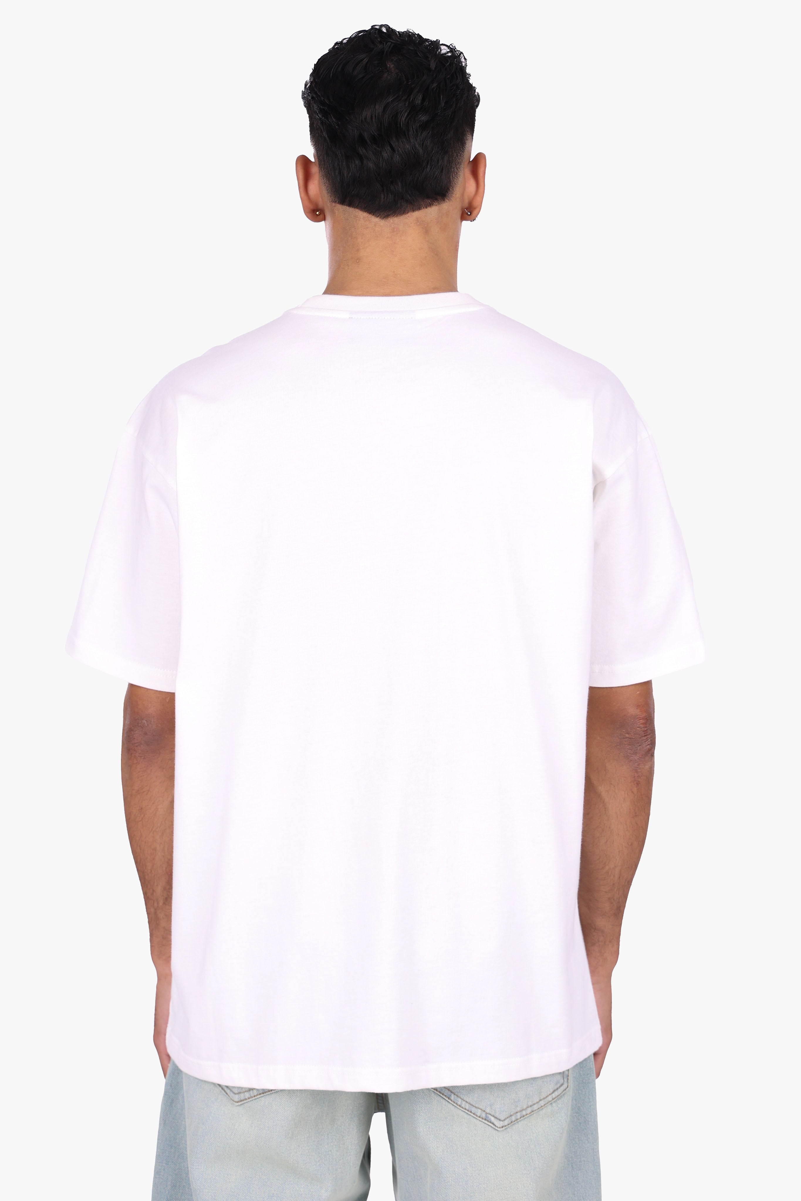 REGULAR FIT T-SHIRT CREAM WHITE