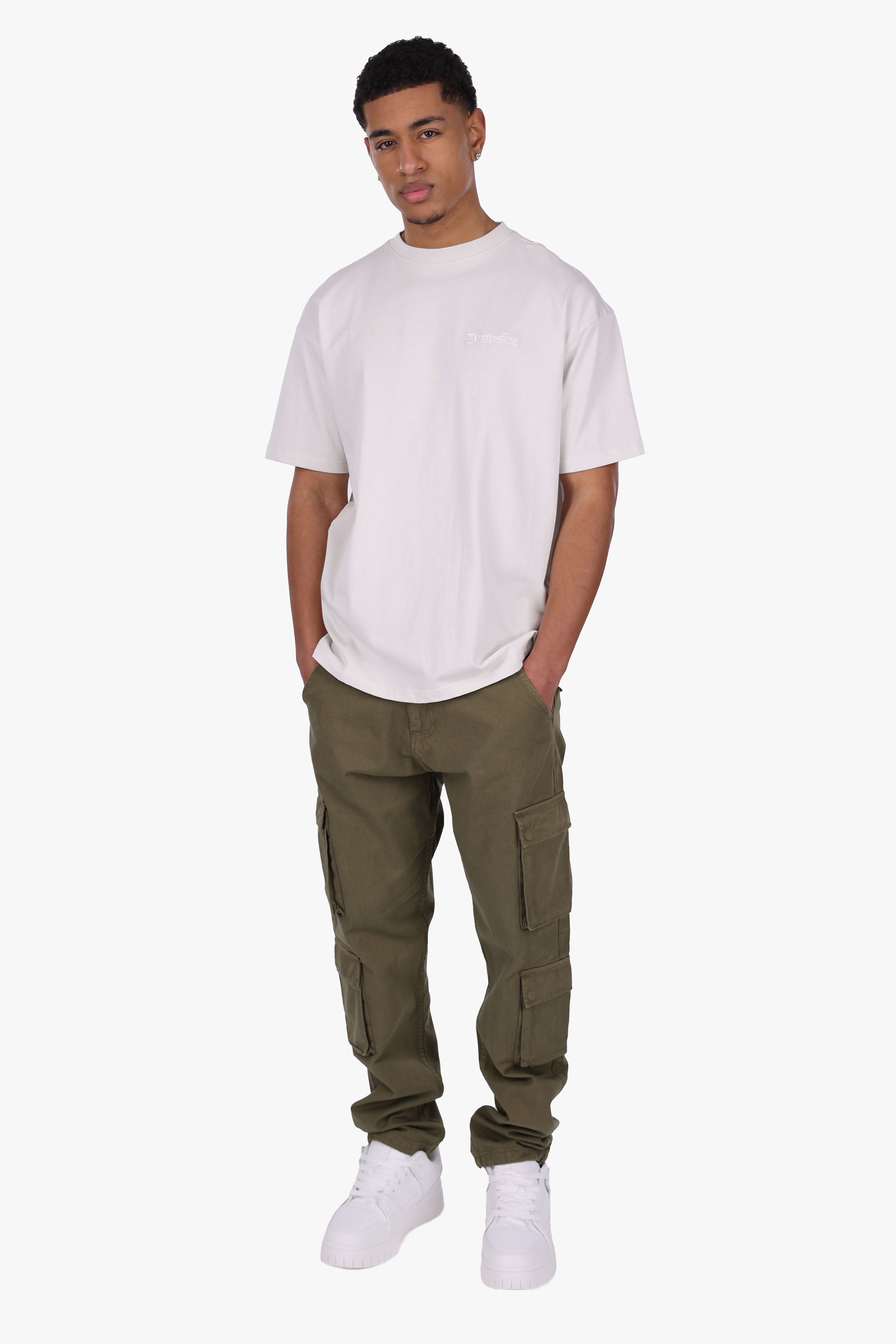 REGULAR FIT T-SHIRT LIGHT GREY