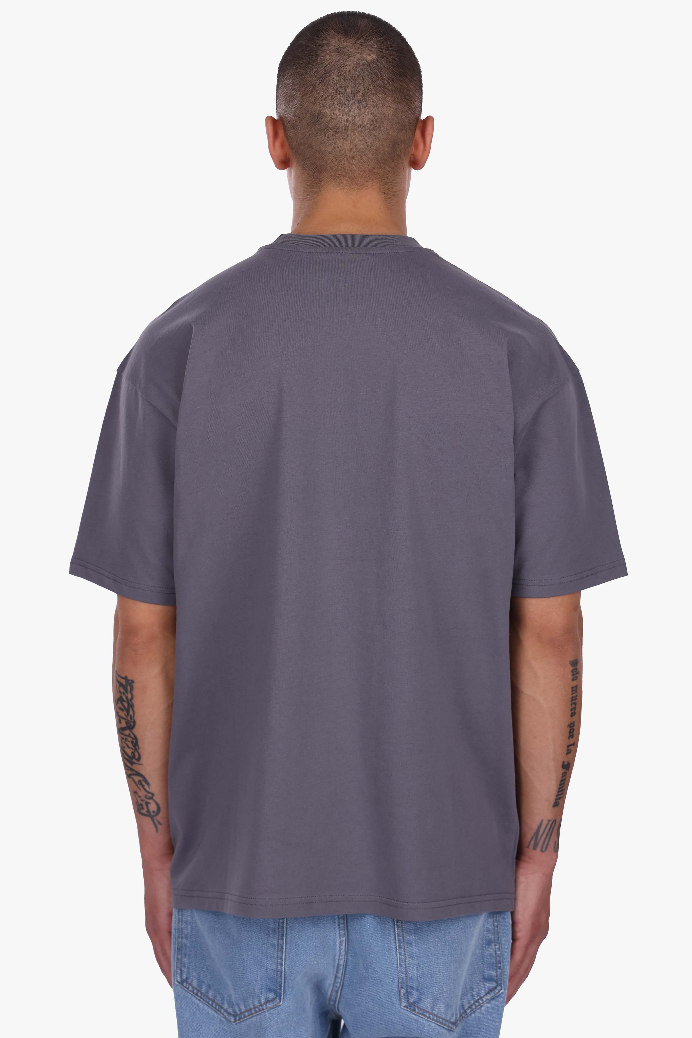REGULAR FIT T-SHIRT STEEL GREY