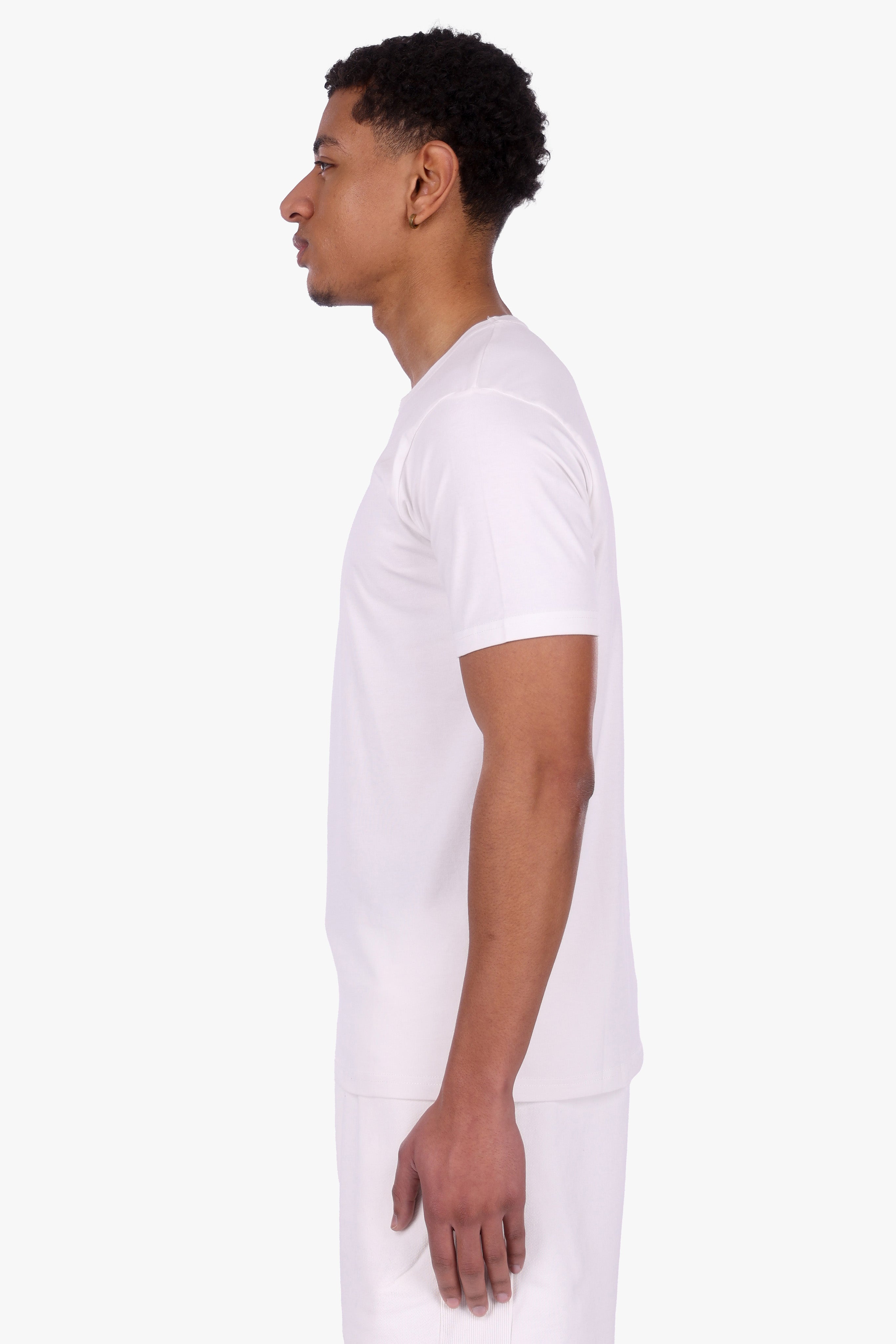 SLIM FIT T-SHIRT CREAM WHITE
