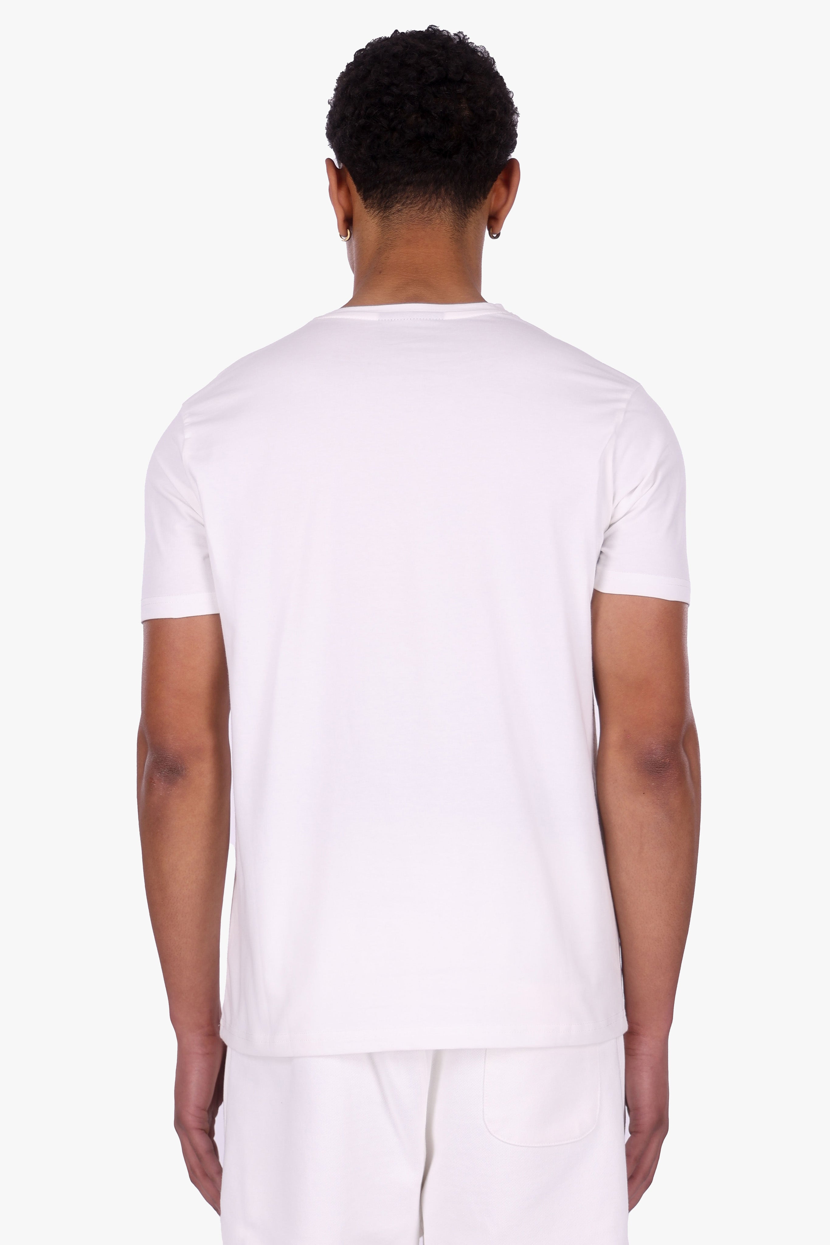 SLIM FIT T-SHIRT CREAM WHITE