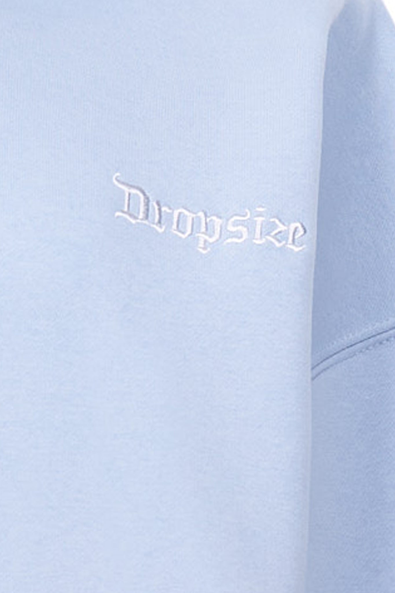 WOMENS BASIC HOODIE BABY BLUE