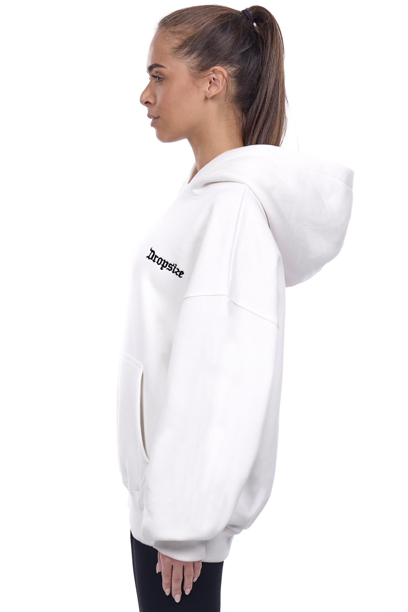 WOMENS BUTTERFLY HOODIE CREAM WHITE