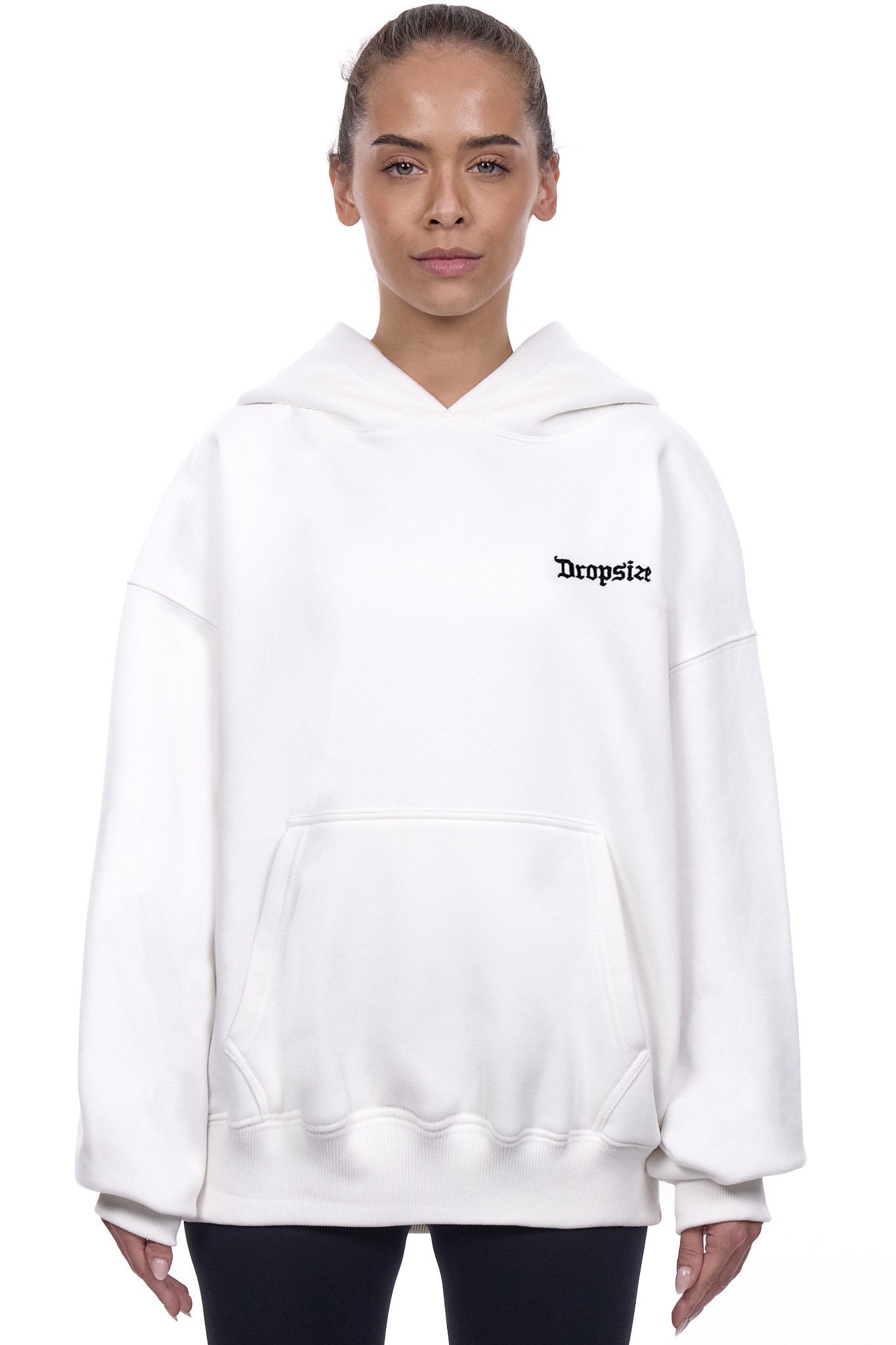 WOMENS BUTTERFLY HOODIE CREAM WHITE
