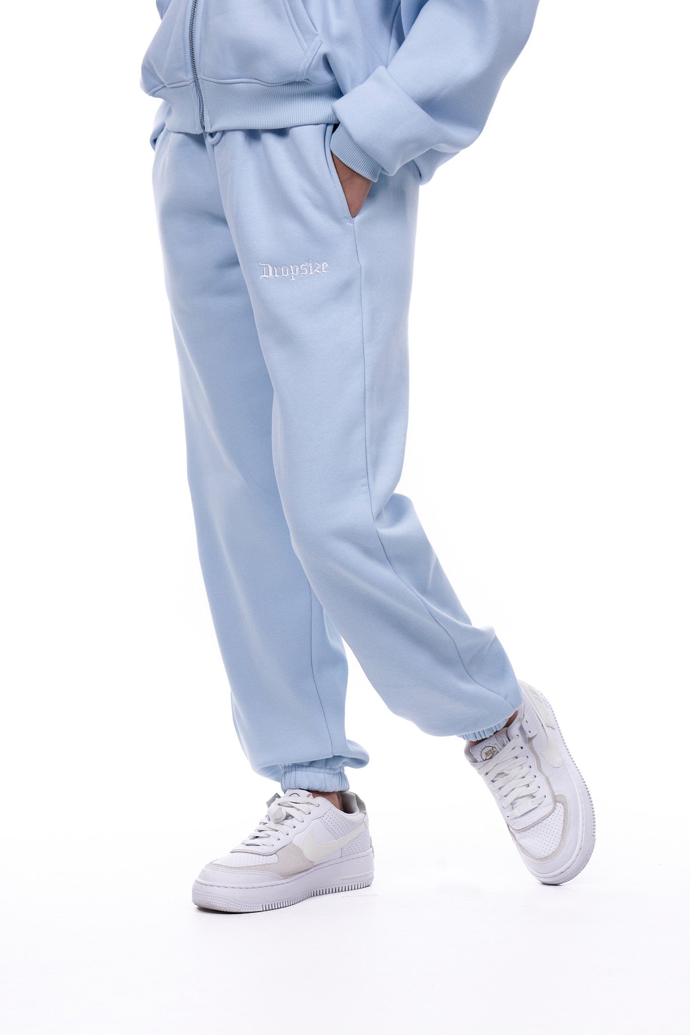 WOMENS BASIC JOGGER BABY BLUE