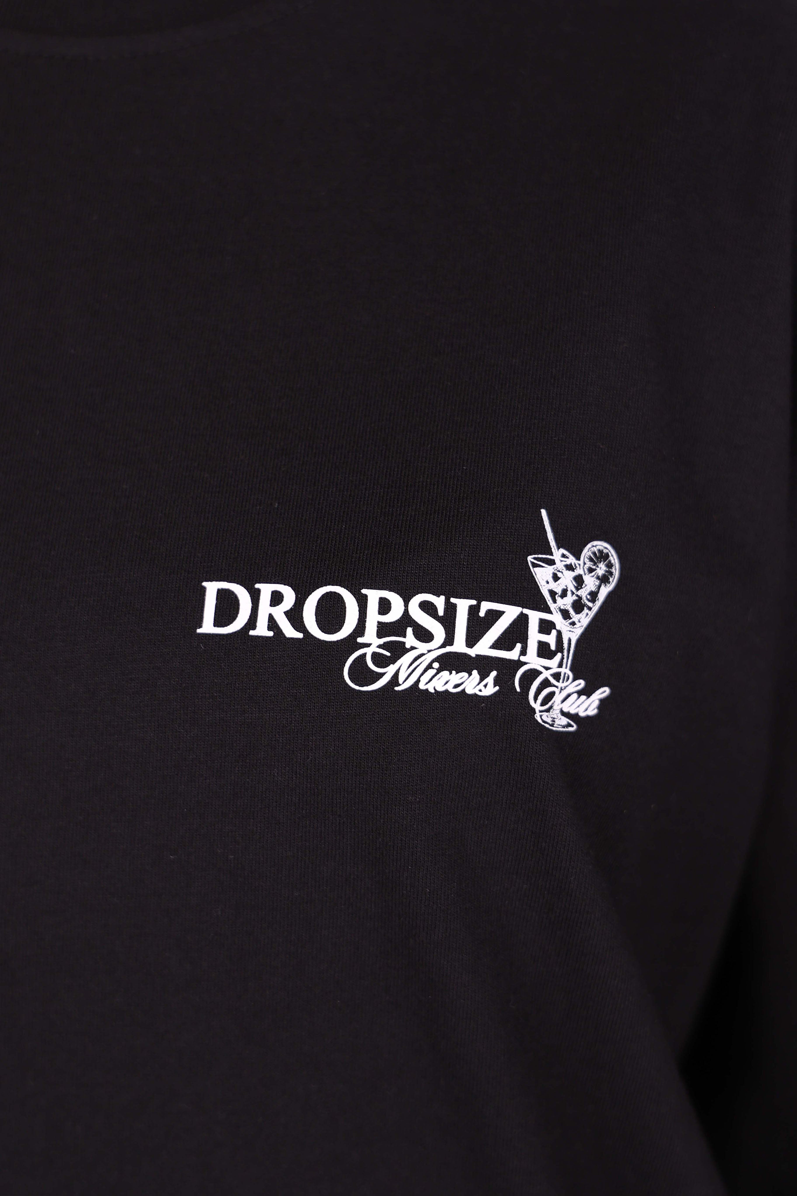 HEAVY OVERSIZE COCKTAIL T-SHIRT BLACK