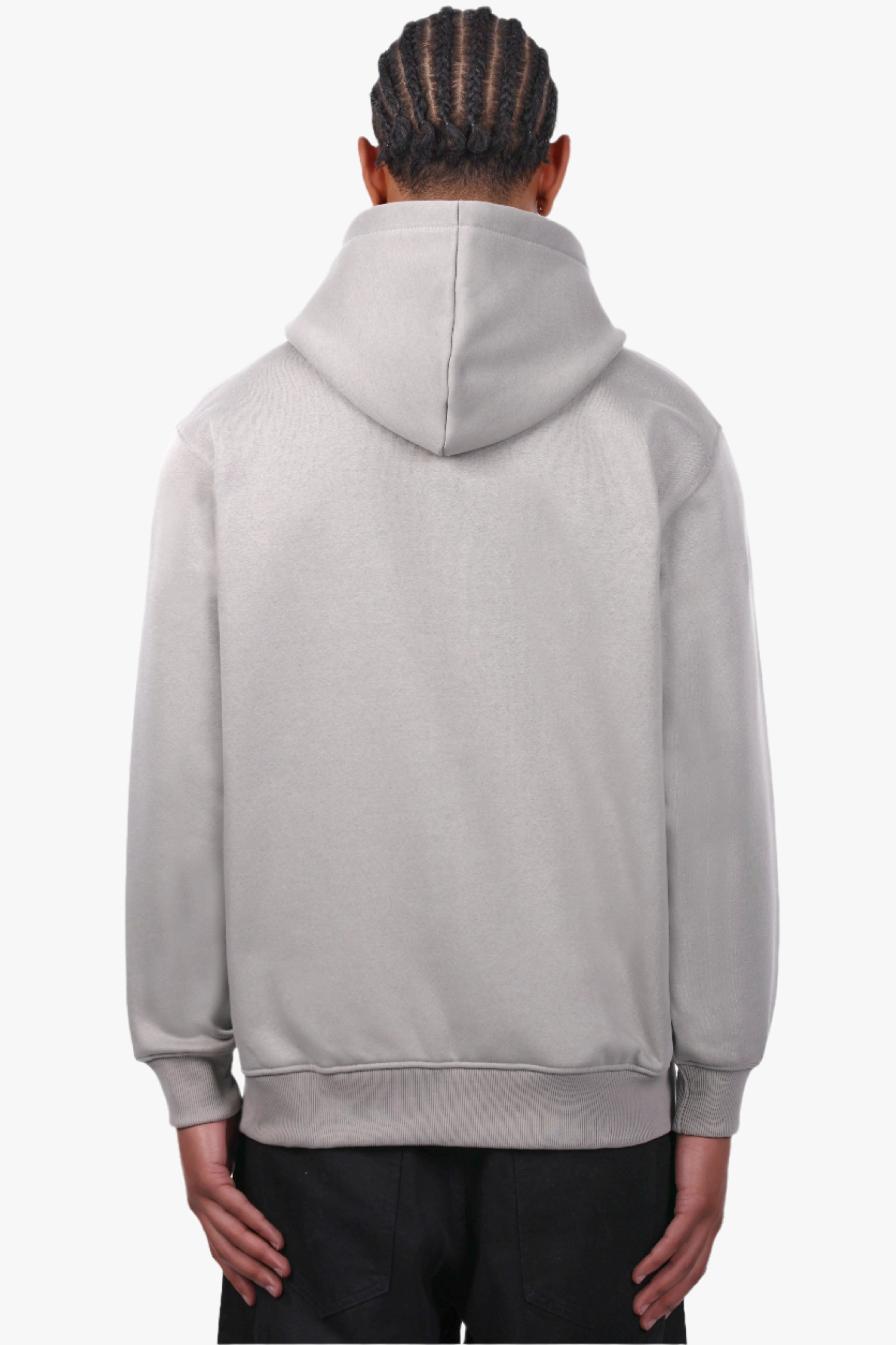 REGULAR FIT ZIP-HOODIE FLINT GREY