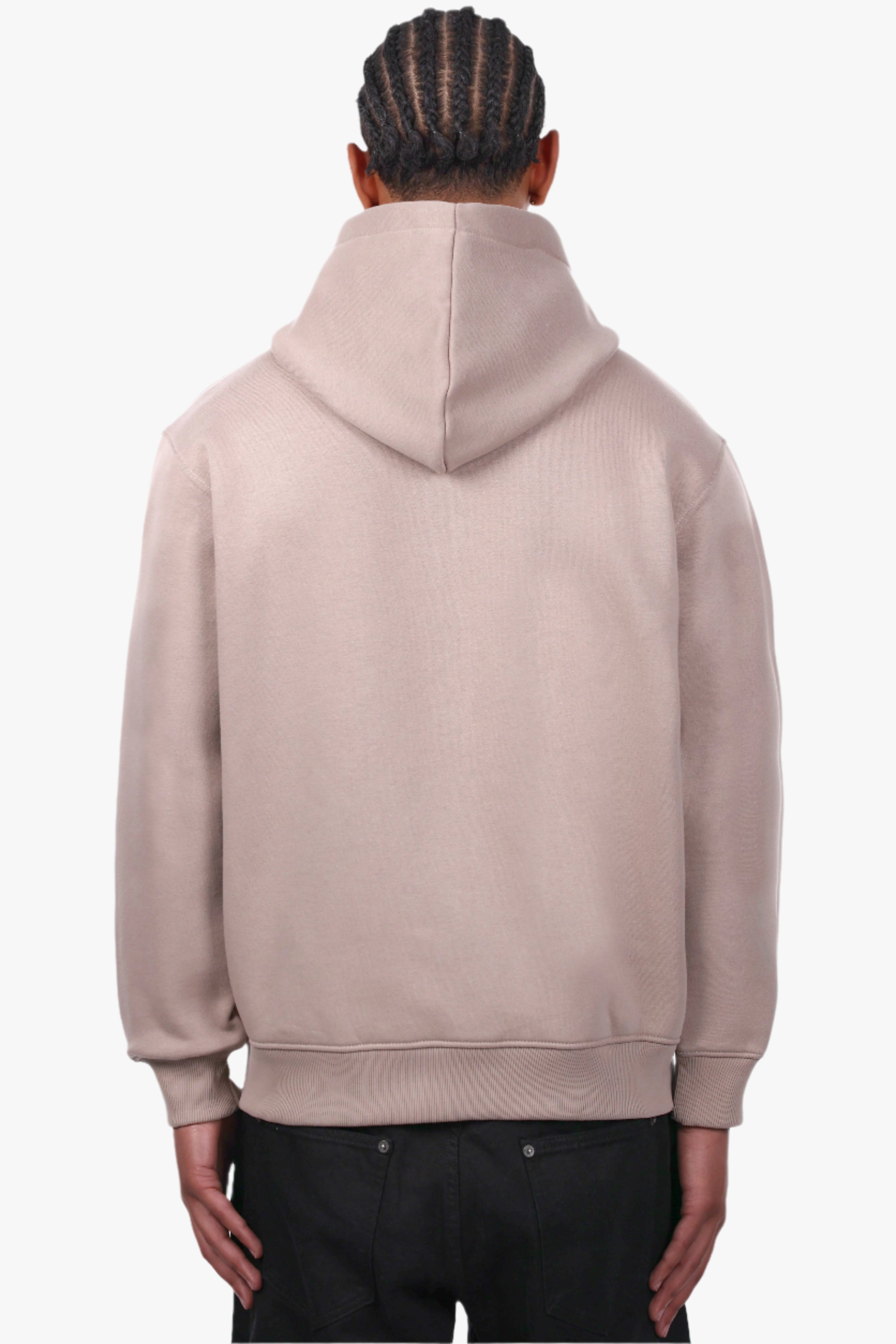 REGULAR FIT ZIP-HOODIE SIMPLY TAUPE