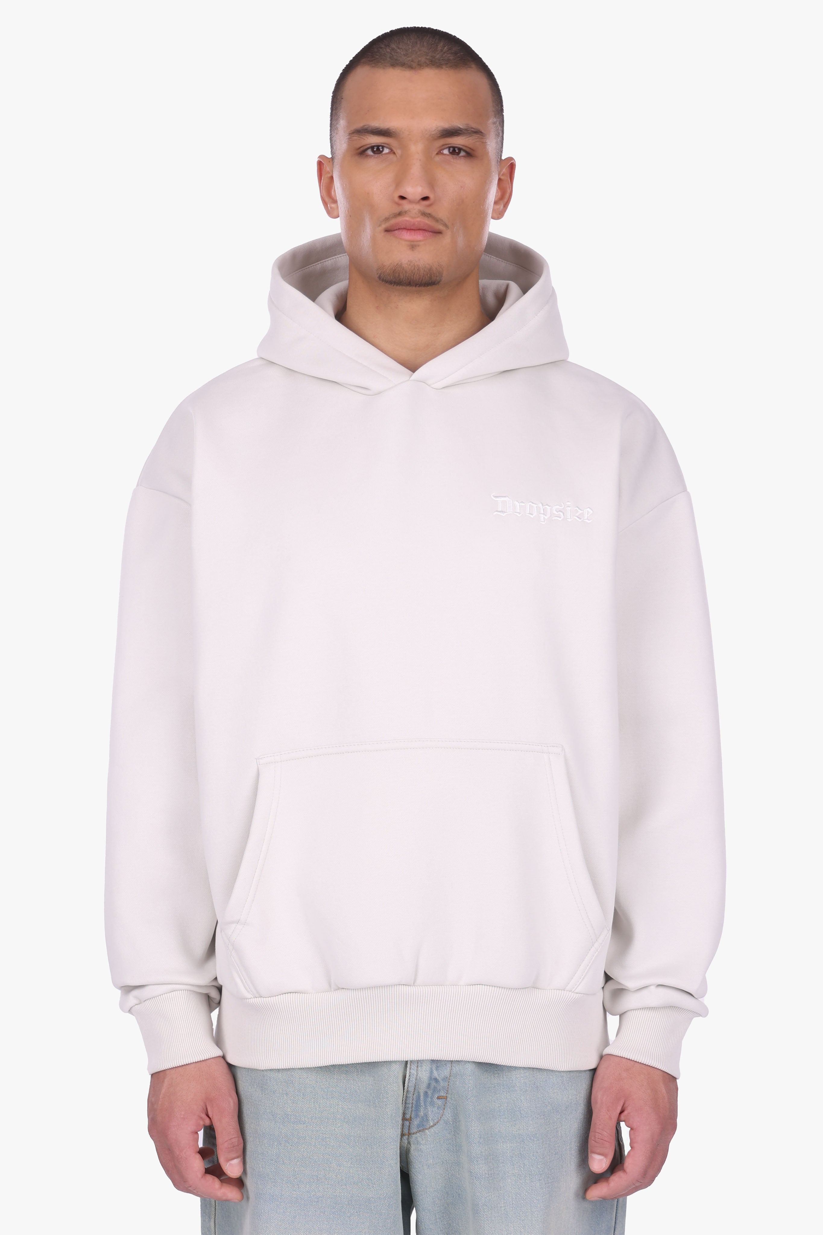 HEAVY OVERSIZE EMBO LIGHT GREY