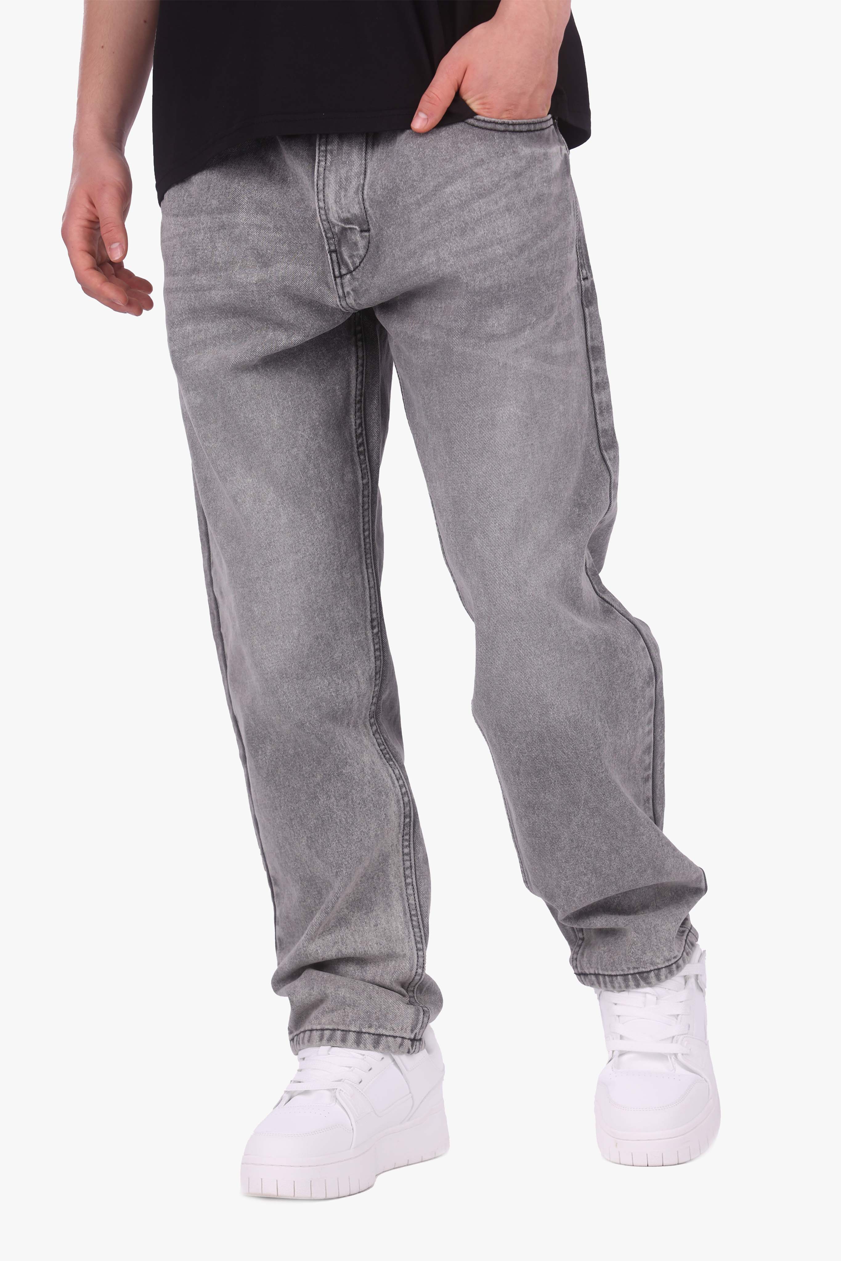 LOOSE FIT JEANS ICE GREY