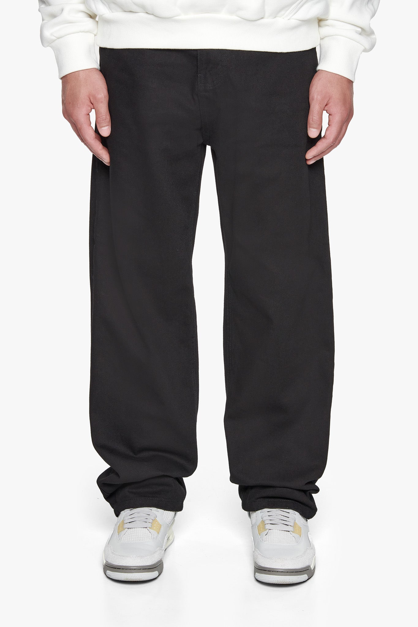 V4 LOOSE FIT JEANS LIGHT BLACK