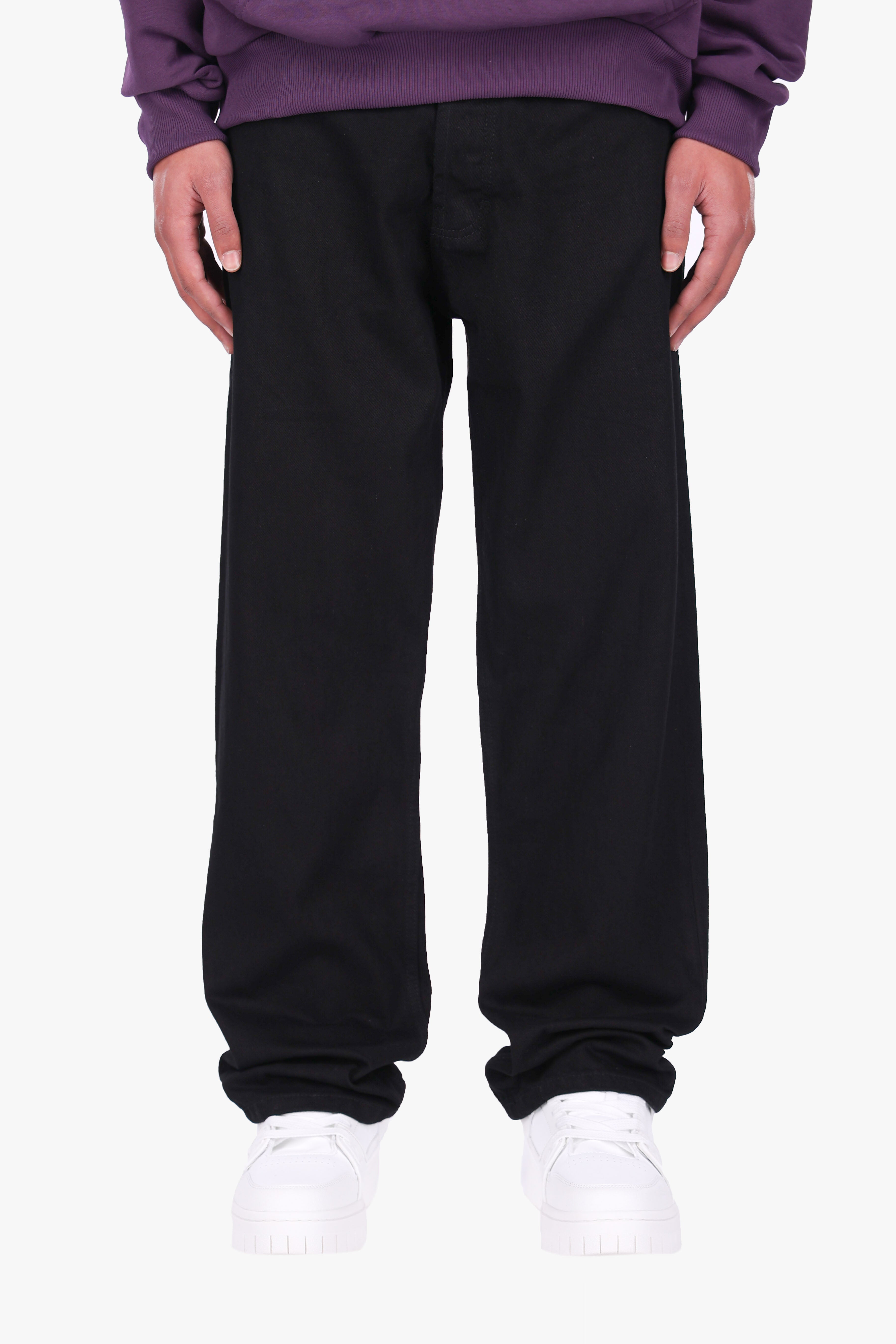 STRAIGHT FIT JEANS BLACK