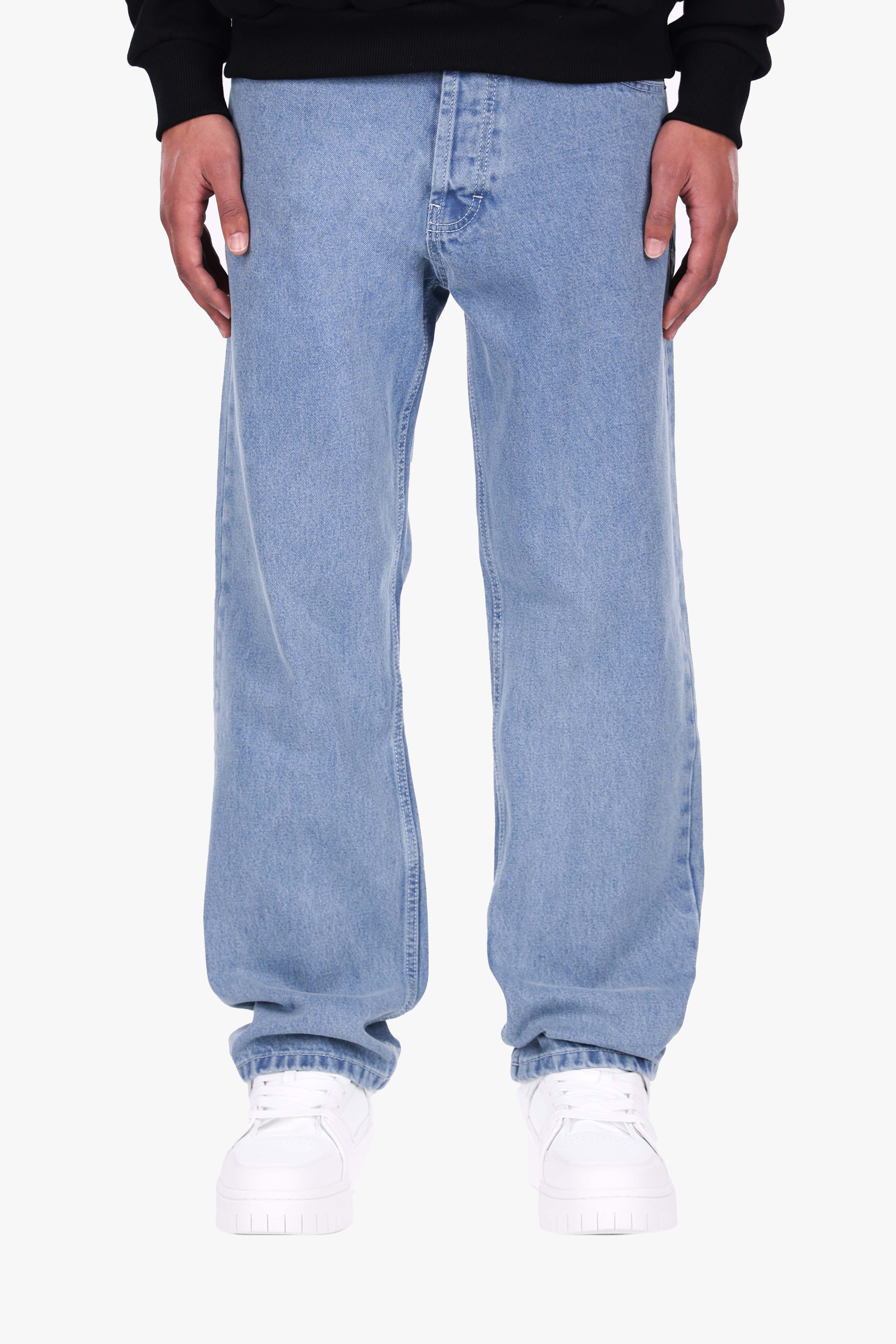 STRAIGHT FIT JEANS MID BLUE