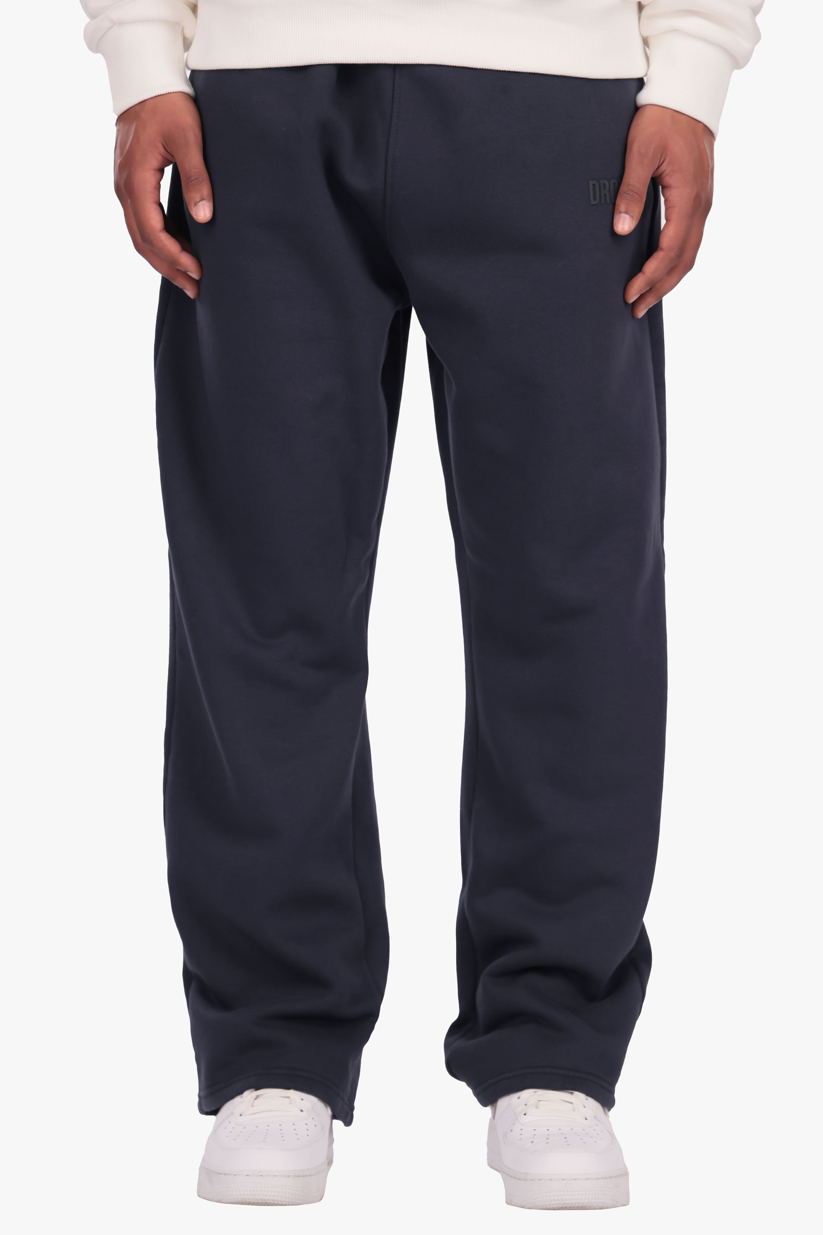 OPEN LEG JOGGER WASHED NAVY