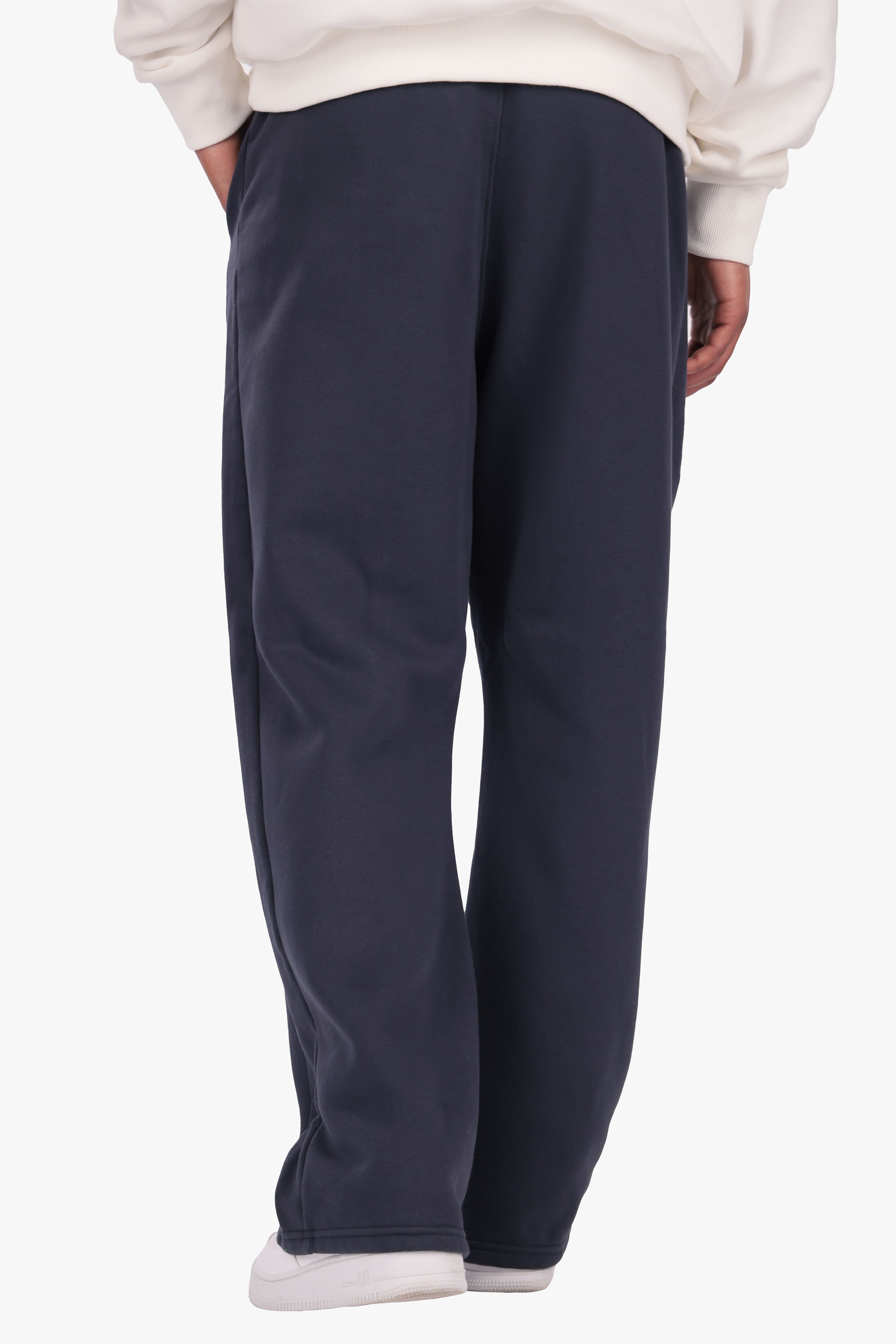 OPEN LEG JOGGER WASHED NAVY