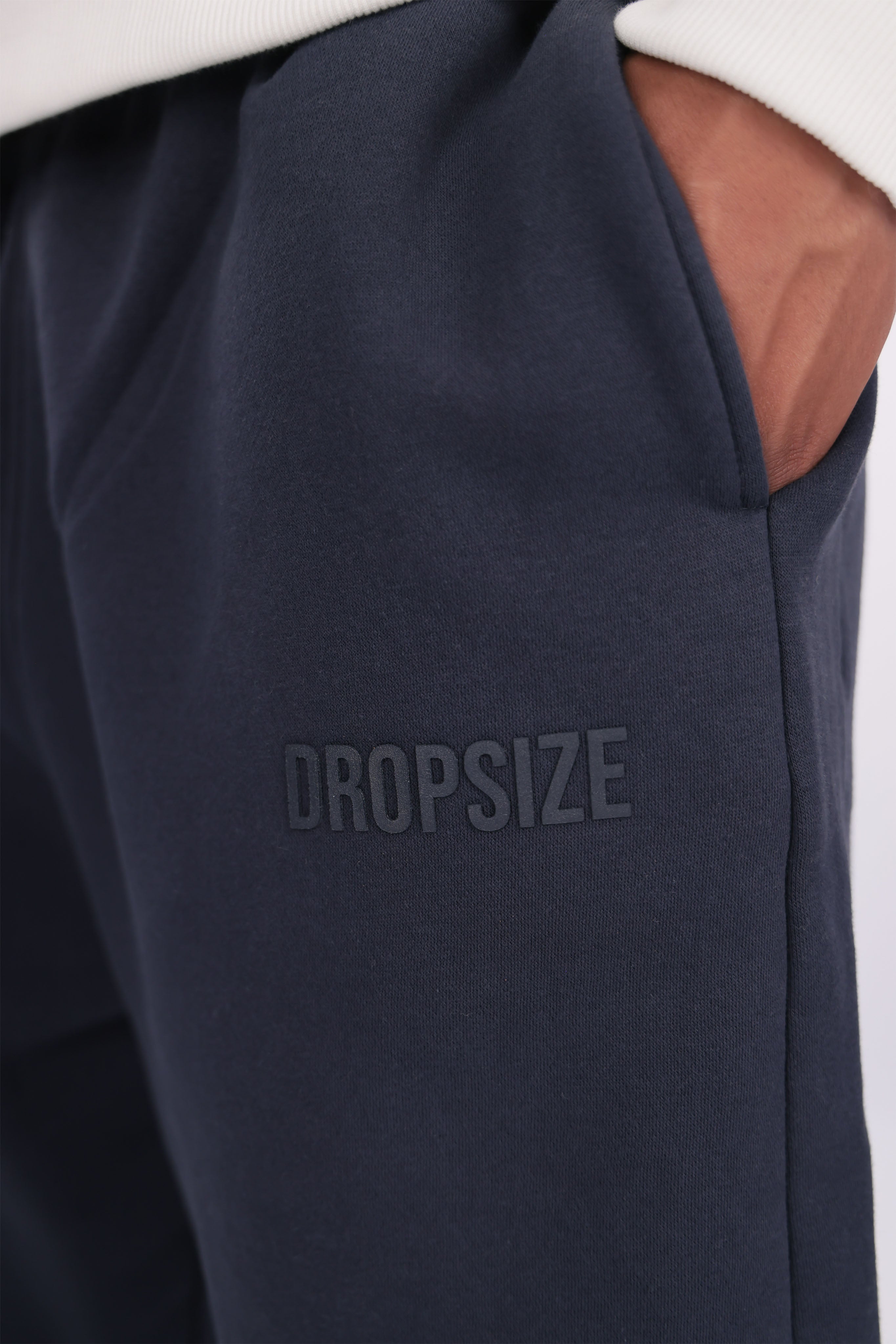 OPEN LEG JOGGER WASHED NAVY