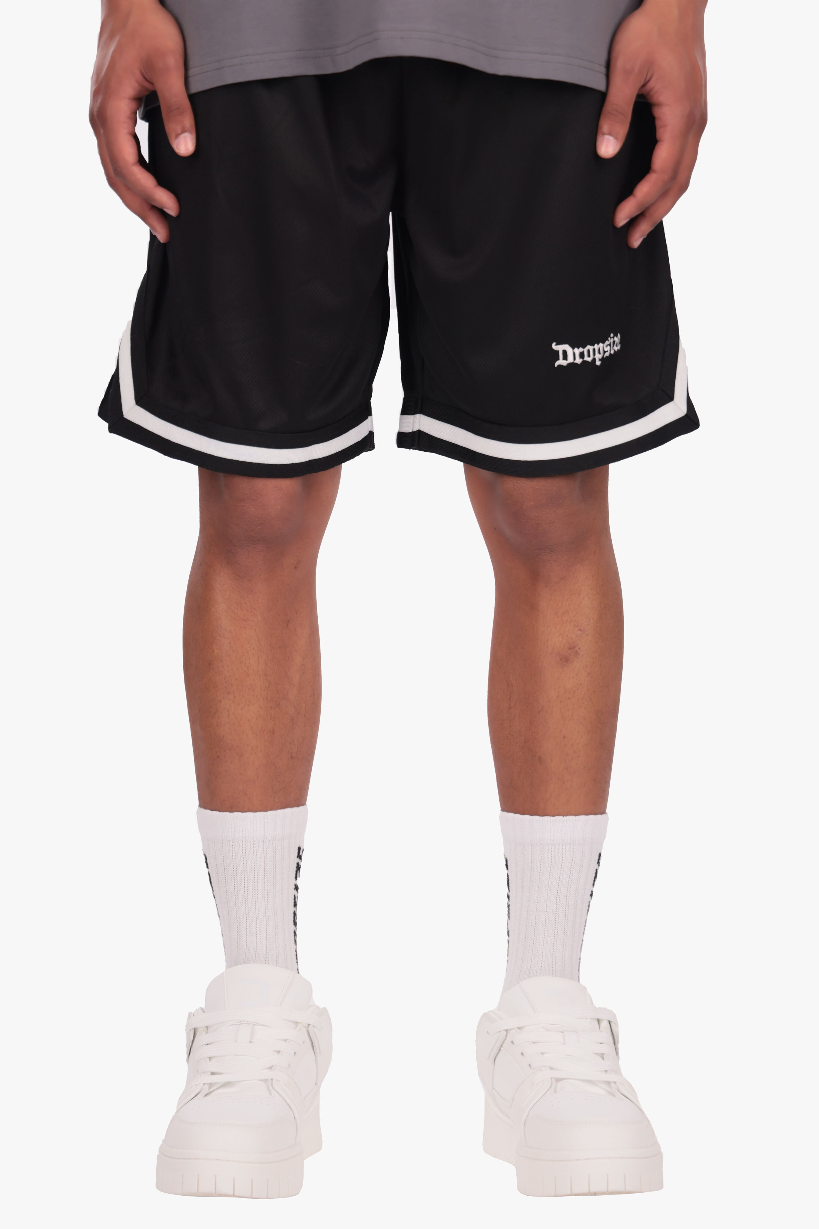 LOGO MESH SHORT BLACK/WHITE